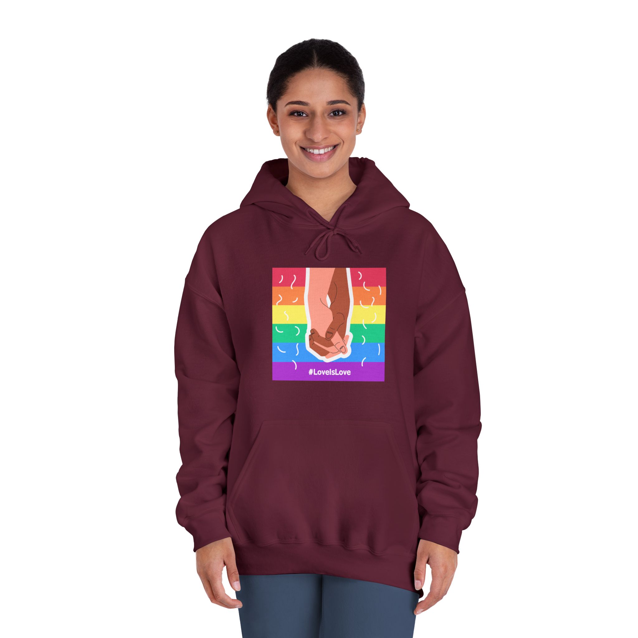 Pride Day Concept(2) Unisex Dryblend Hooded Sweatshirt - Image 20
