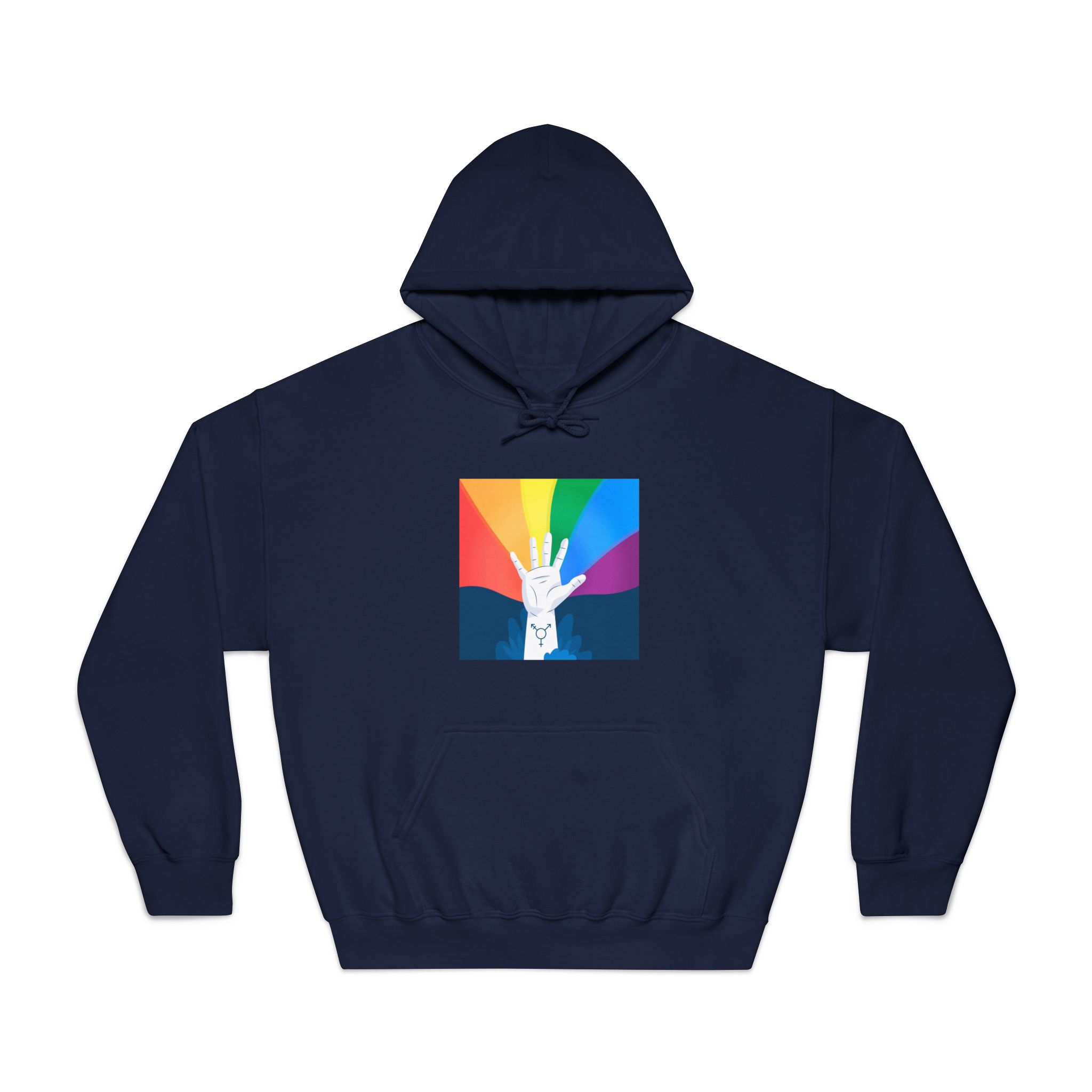 Pride Day Concept Unisex Dryblend Hooded Sweatshirt - Image 29
