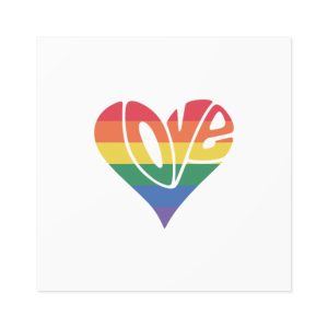 Pride Lgbt Gay Retro Tshirt Design Laminate Stickers Square