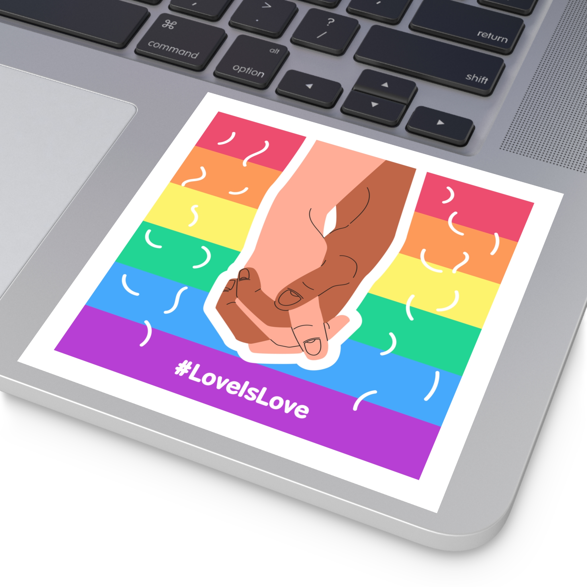 Pride Day Concept(2) Laminate Stickers Square - Image 35