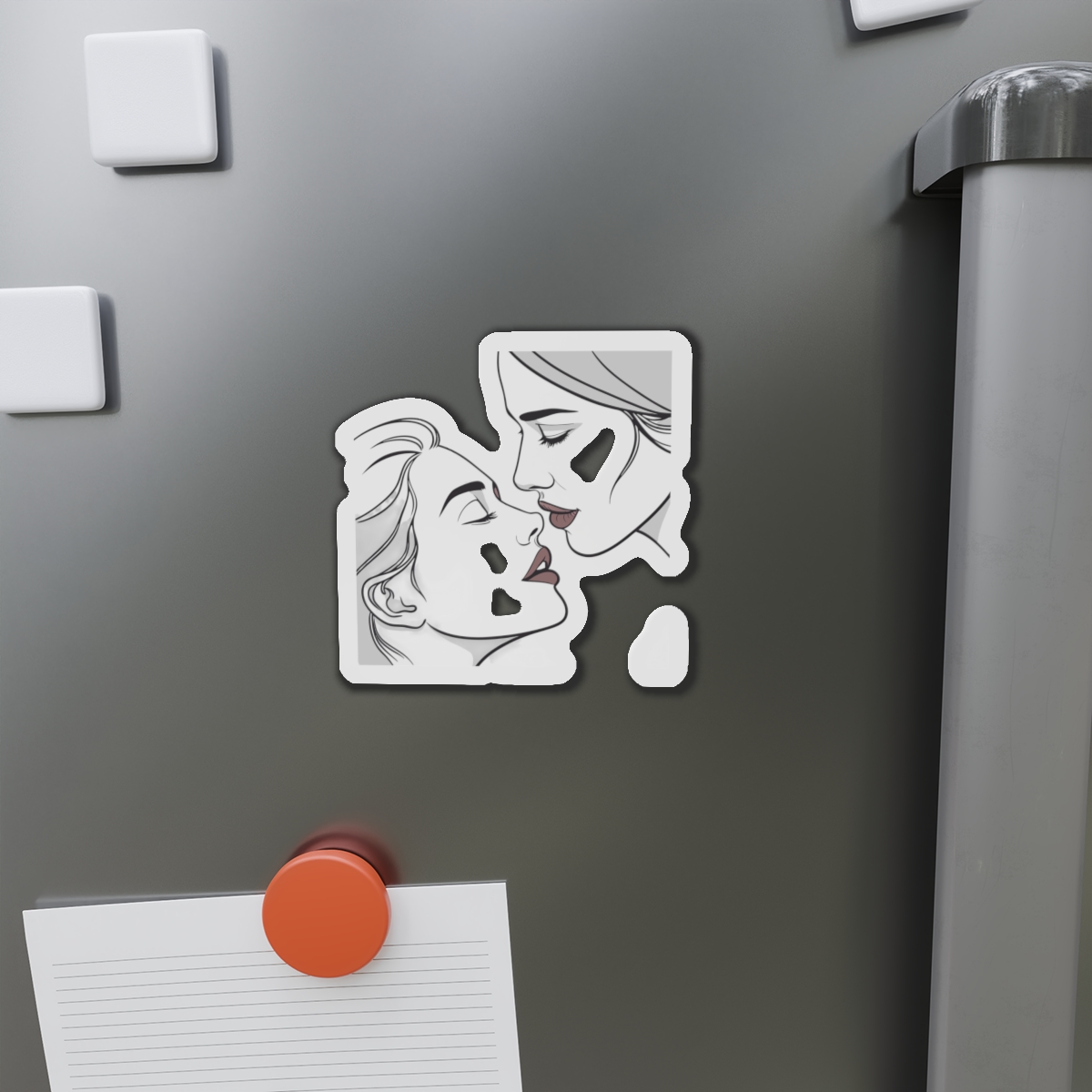 Perfect Lip Set Open Close Smooches Die Cut Magnets - Image 8