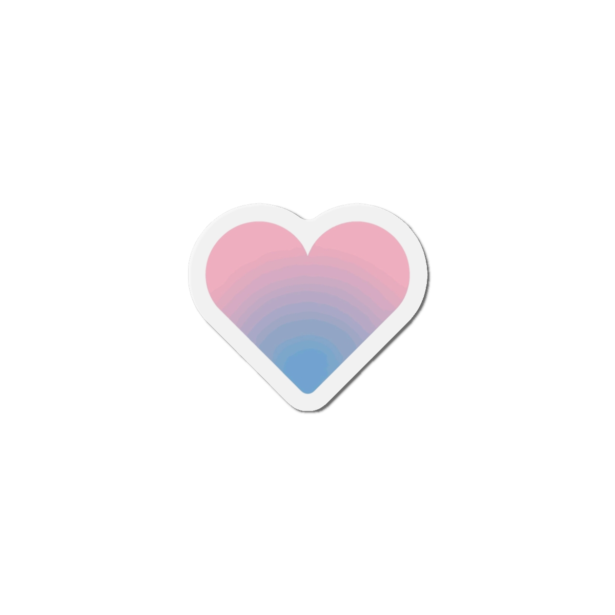 Gradient Heart Symbol Love Affection Die Cut Magnets - Image 13