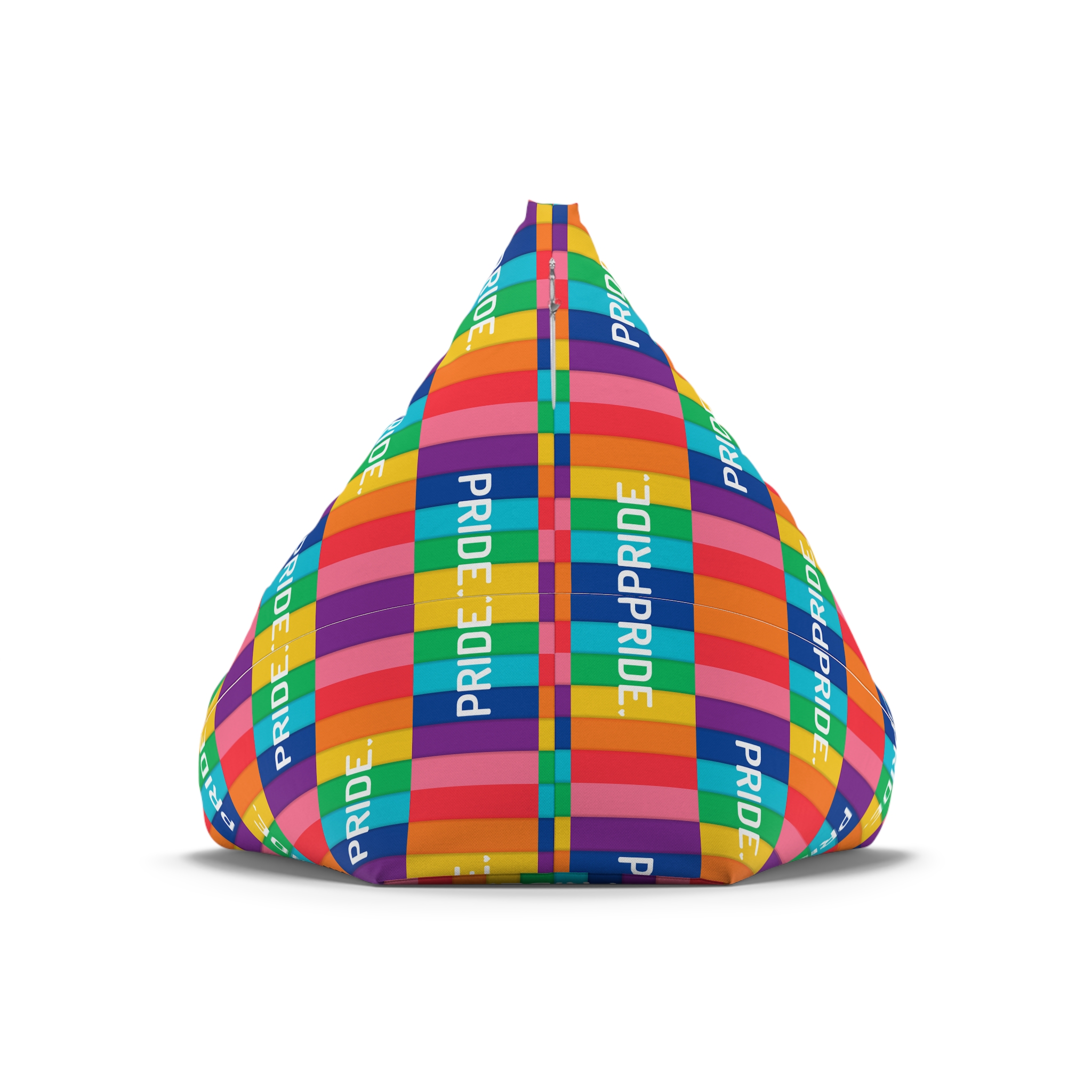 Rainbow Colored Background With Pride Concept Pride Month Bean Bag Chair Cover - Image 6