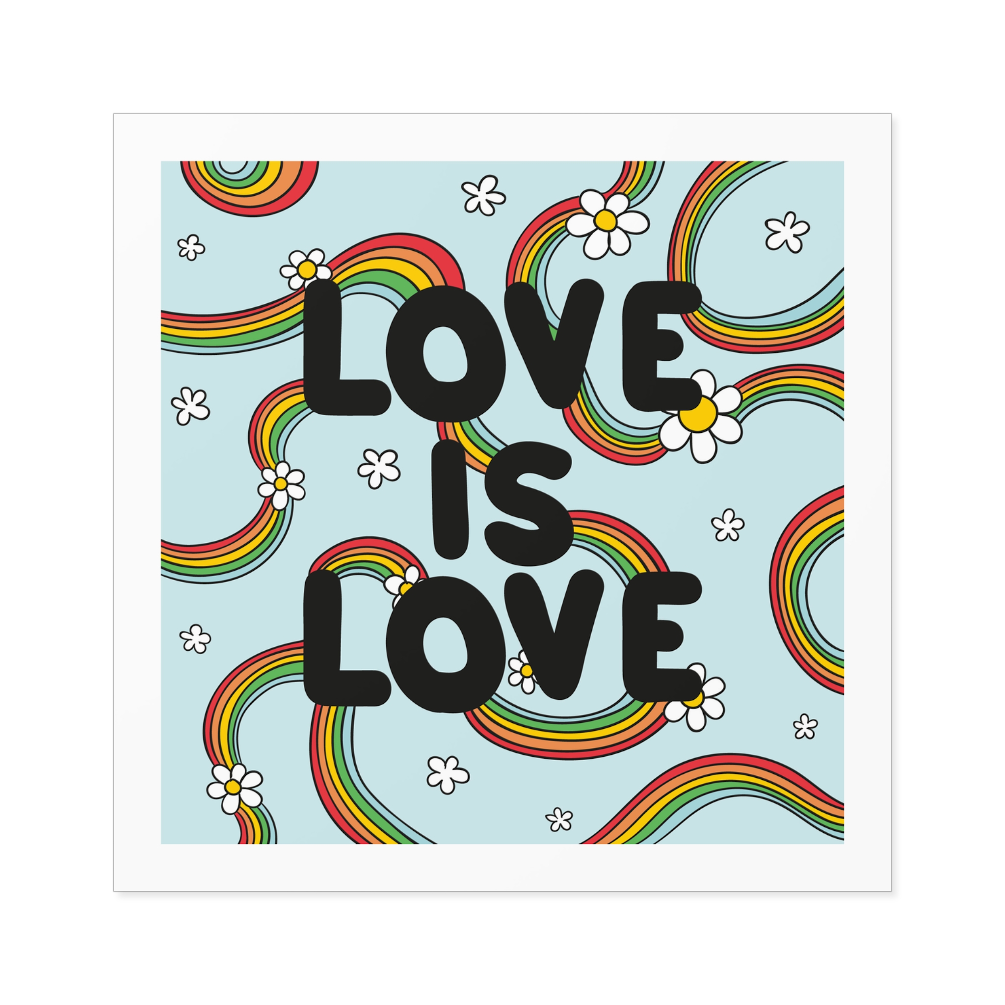 Pride Day Lettering Concept Laminate Stickers Square - Image 33