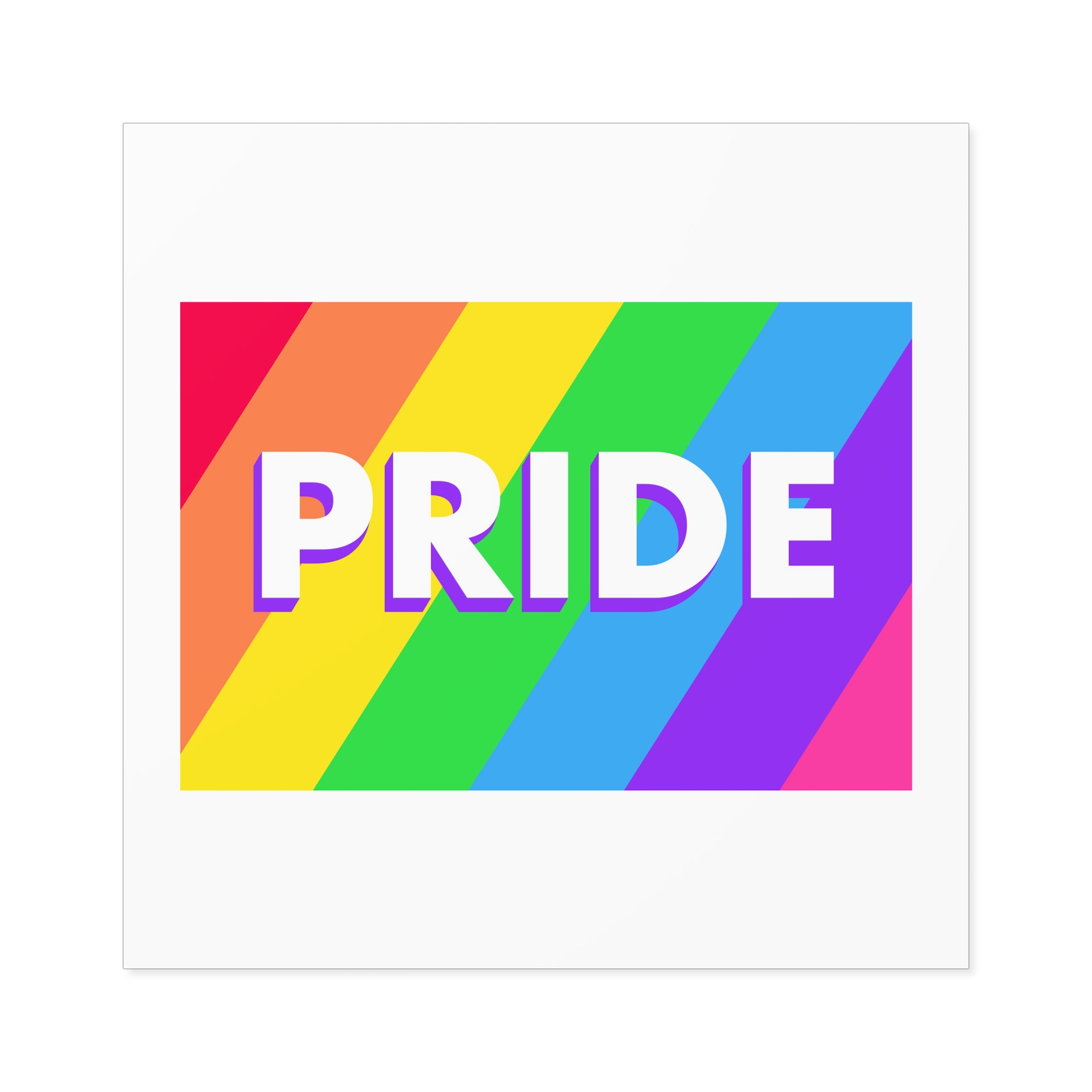 Pride Background 3 Laminate Stickers Square - Image 57