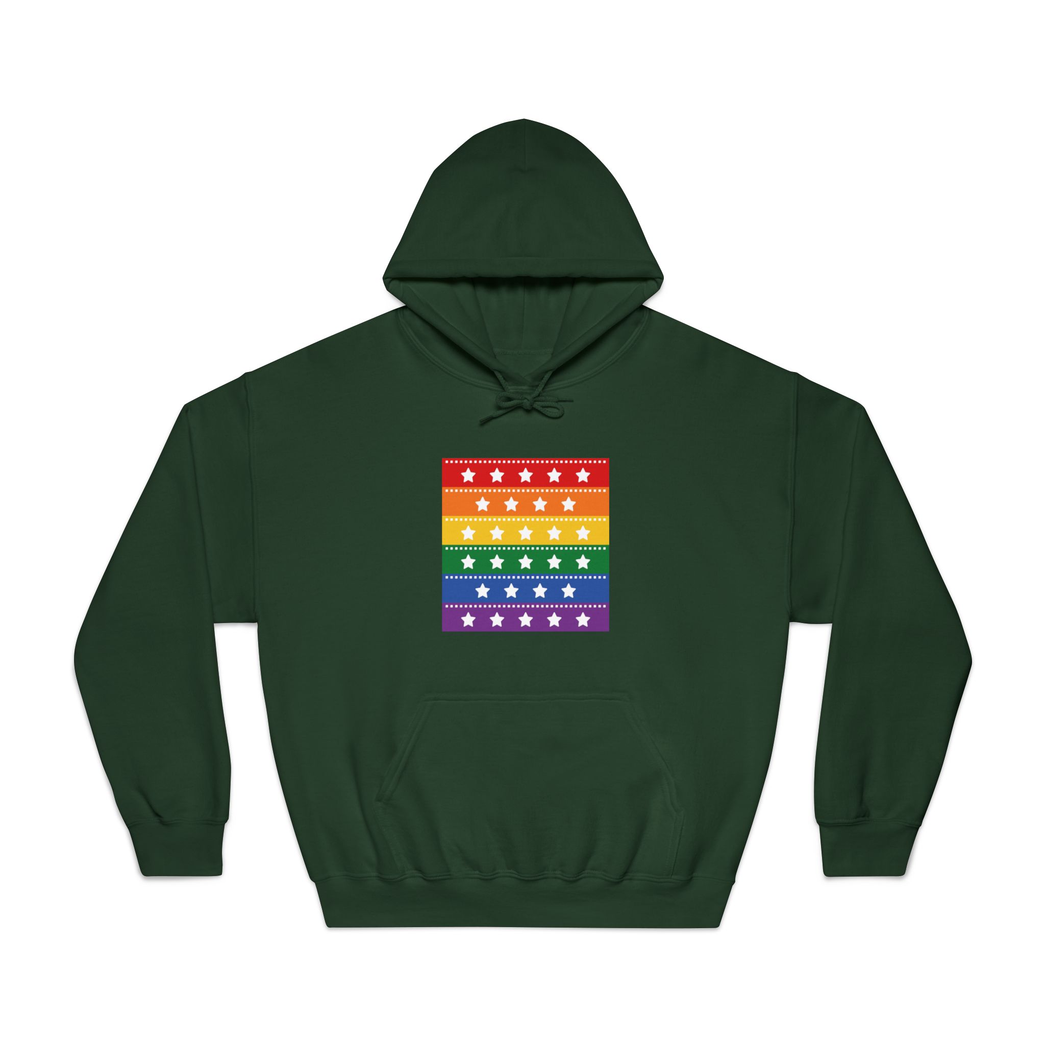 Lgbt Pride Month June Lesbian Gay Bisexual Transgender Lgbtq Flag Rainbow Vector(4) Unisex Dryblend Hooded Sweatshirt - Image 21