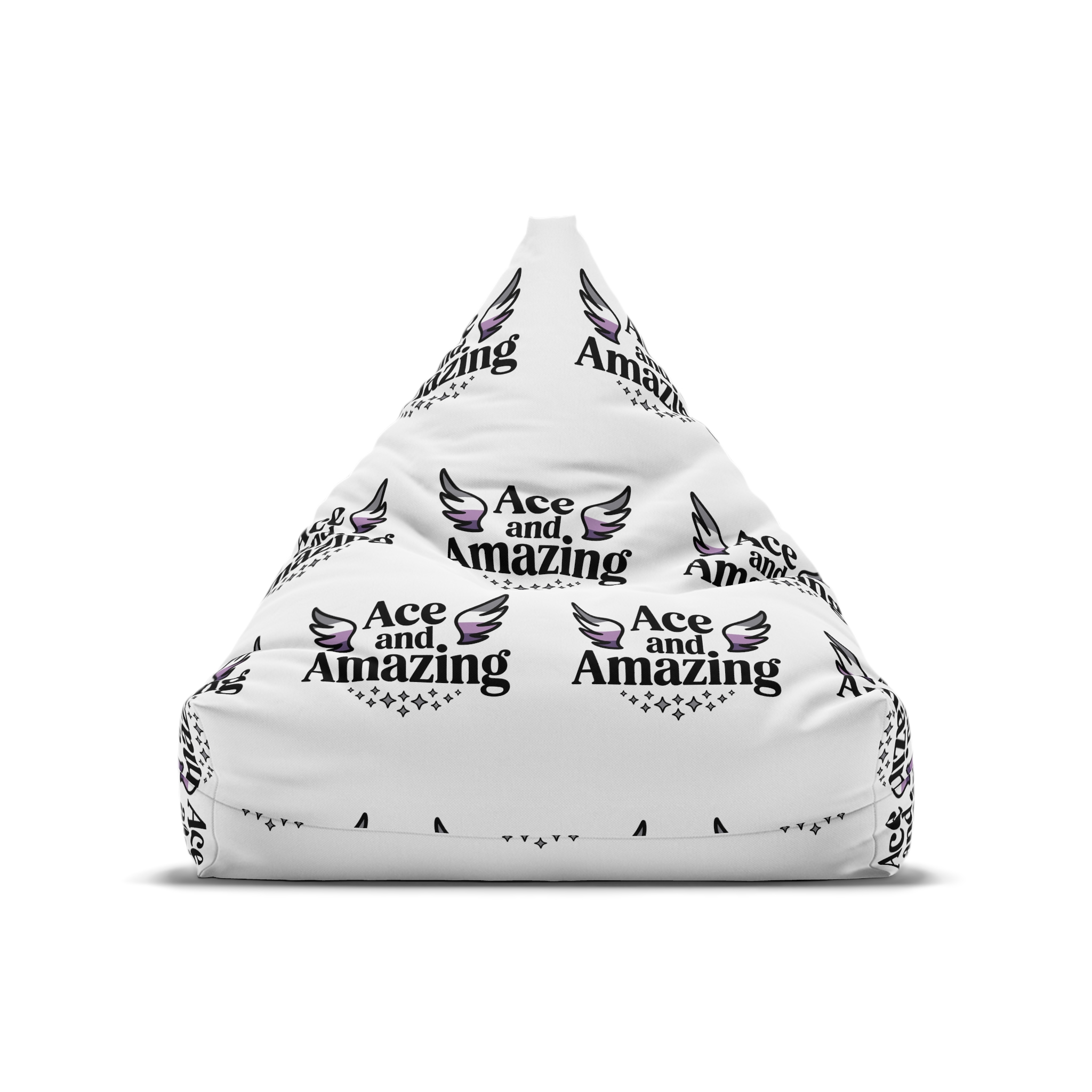 Ace Amazing T Shirt Design Isolated White Background 2 Bean Bag Chair Cover - Image 5