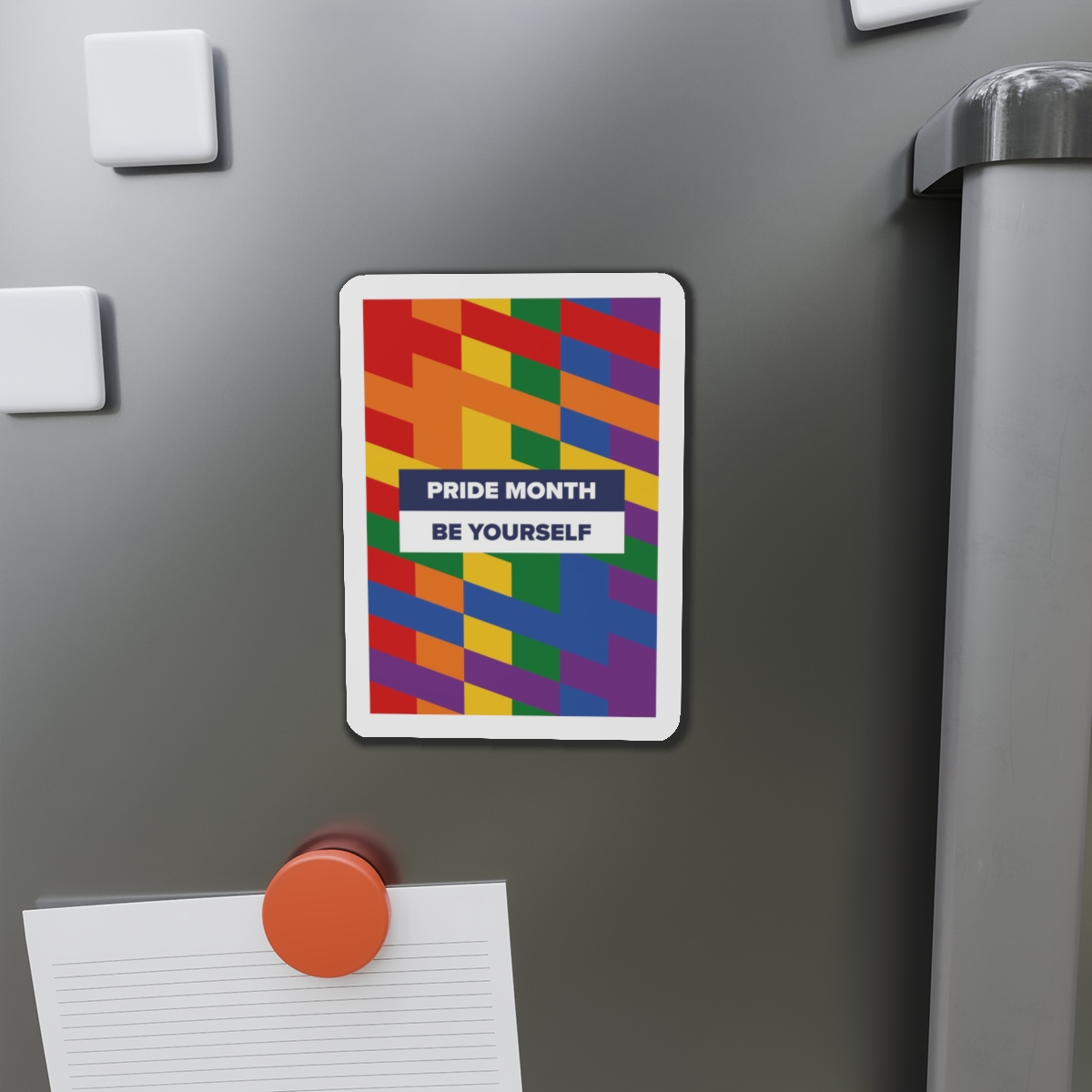 Lgbt Pride Month June Lesbian Gay Bisexual Transgender Lgbtq Flag Rainbow Vector(1)3 Die Cut Magnets - Image 11