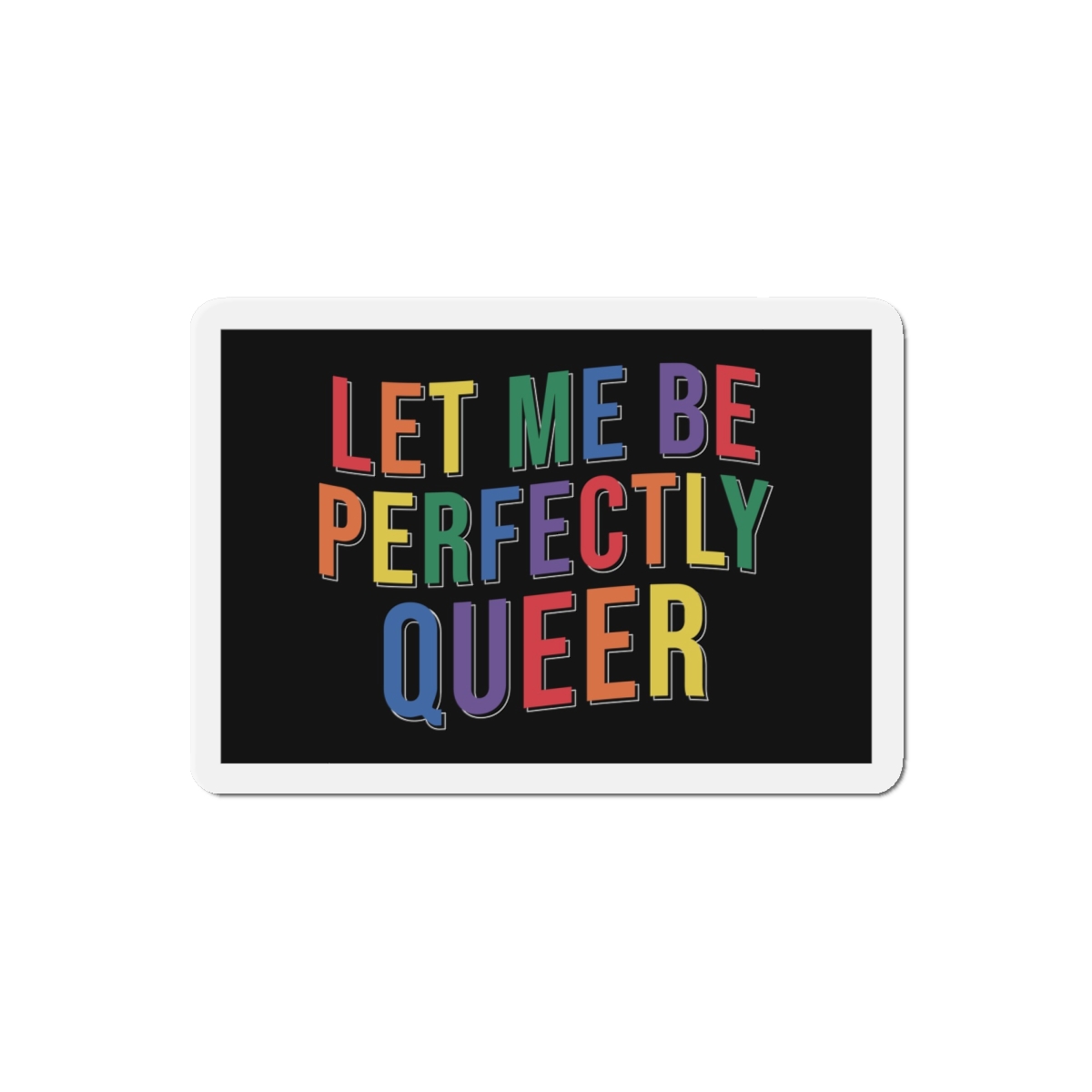 Pride Lgbtq Gay Typography Vector Tshirt Design(9) Die Cut Magnets - Image 13