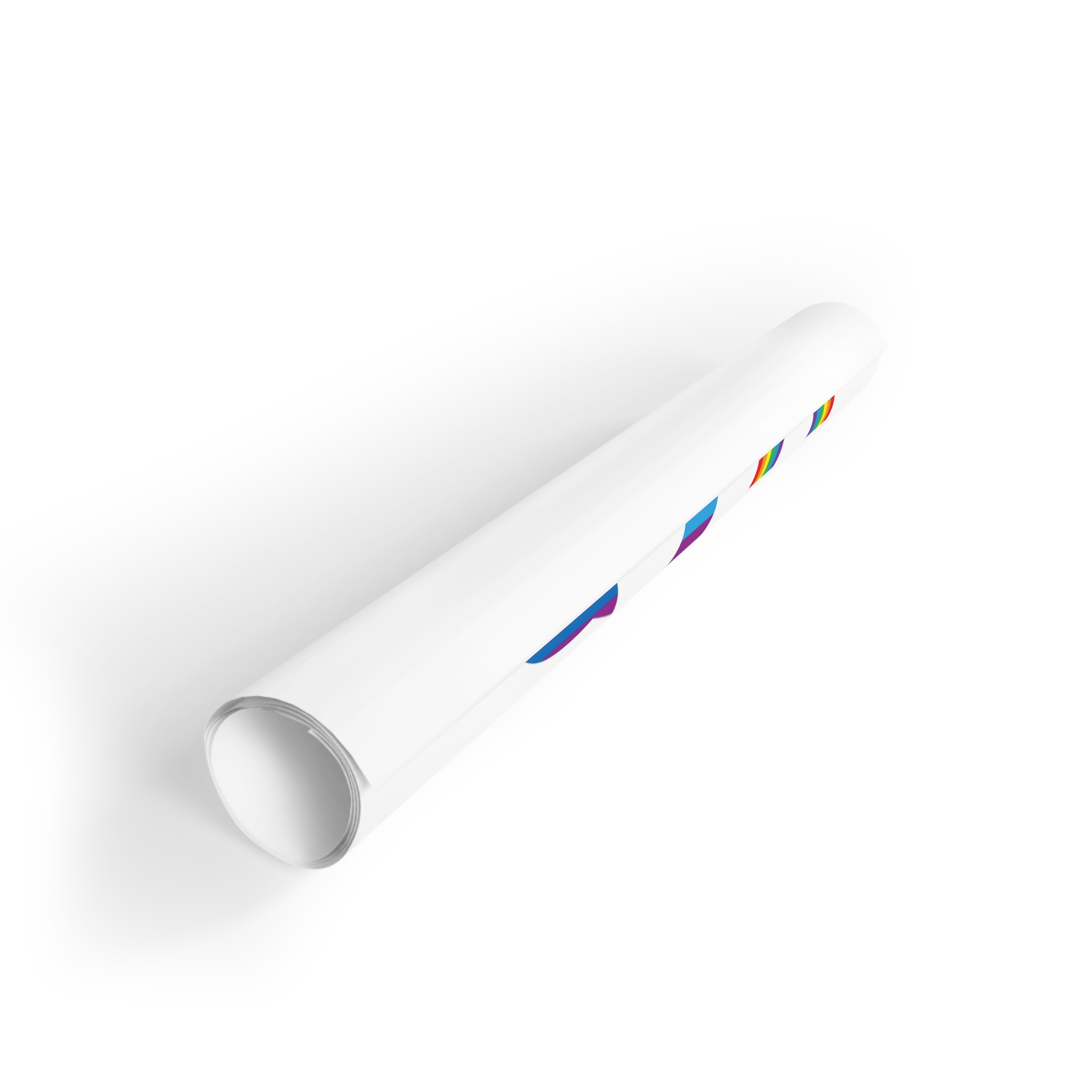 Vector Set Lgbt Homosexual Rainbow Flag Gift Wrapping Paper Rolls 1pc - Image 2