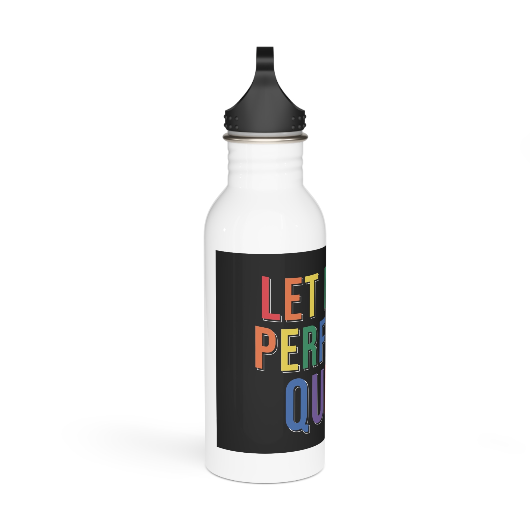 Pride Lgbtq Gay Typography Vector Tshirt Design(9) Stainless Steel Water Bottle - Image 2