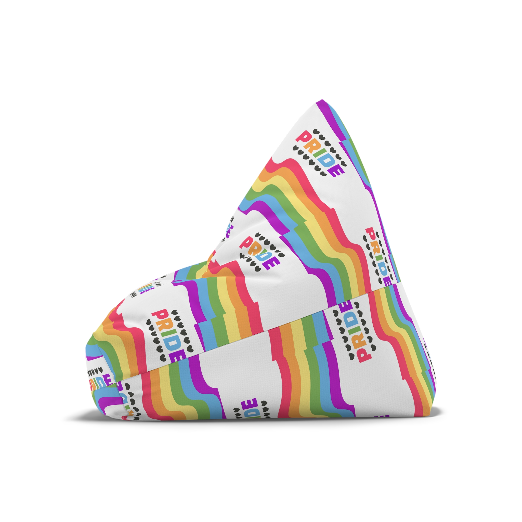 Pride Background With Flag Lgbtq Pride Bean Bag Chair Cover - Image 8