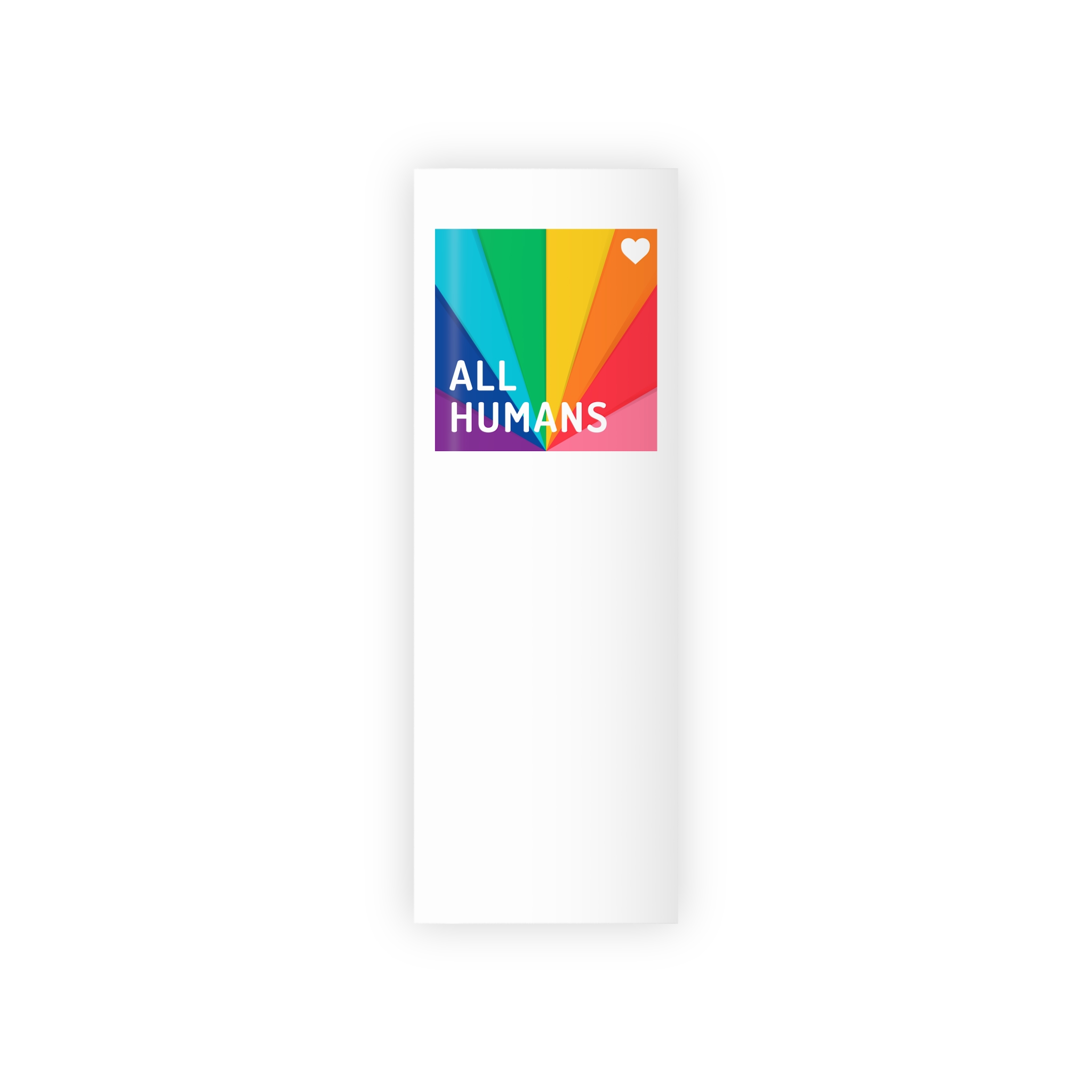 Rainbow Colored Background With All Humans Concept Pride Month Gift Wrapping Paper Rolls 1pc - Image 5