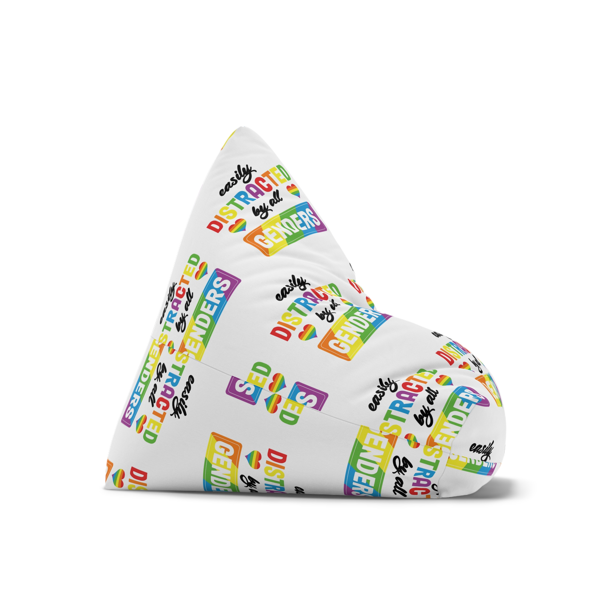 Lgbt Part Svg Tshirt Design Lgbt Part Svg Cut Files Design Lgbt Part Typography Vector Design (1) Bean Bag Chair Cover - Image 7