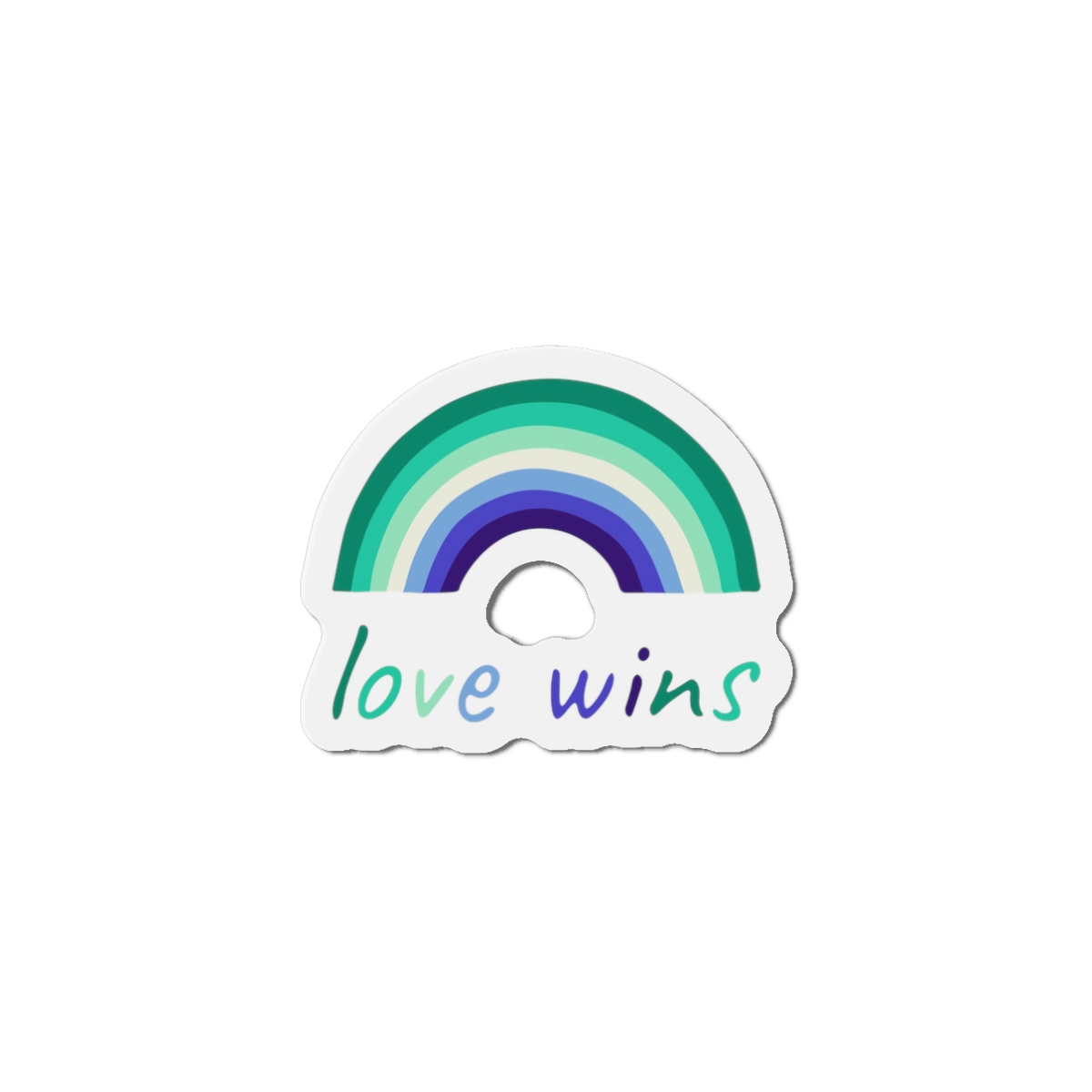 Colorful Rainbow Shape Gay Men Pride Flag Happy Pride Day Lgbtqia Community Pride Month Vector Hand Drawn Doodle Posters Stickers Logo Cards Die Cut Magnets - Image 4