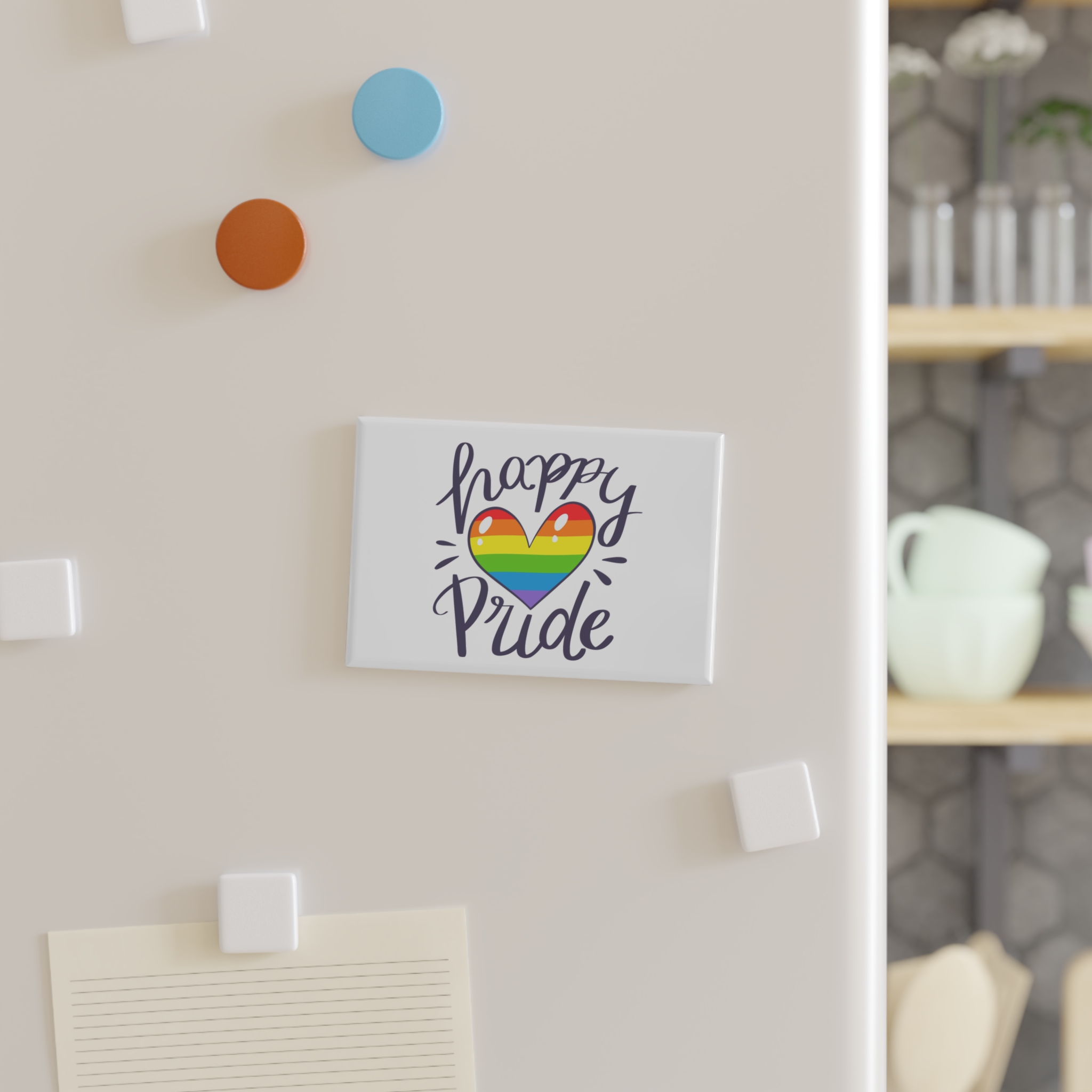 Pride Day Concept (1) Button Magnet Rectangle 1 And 10 Pcs - Image 3