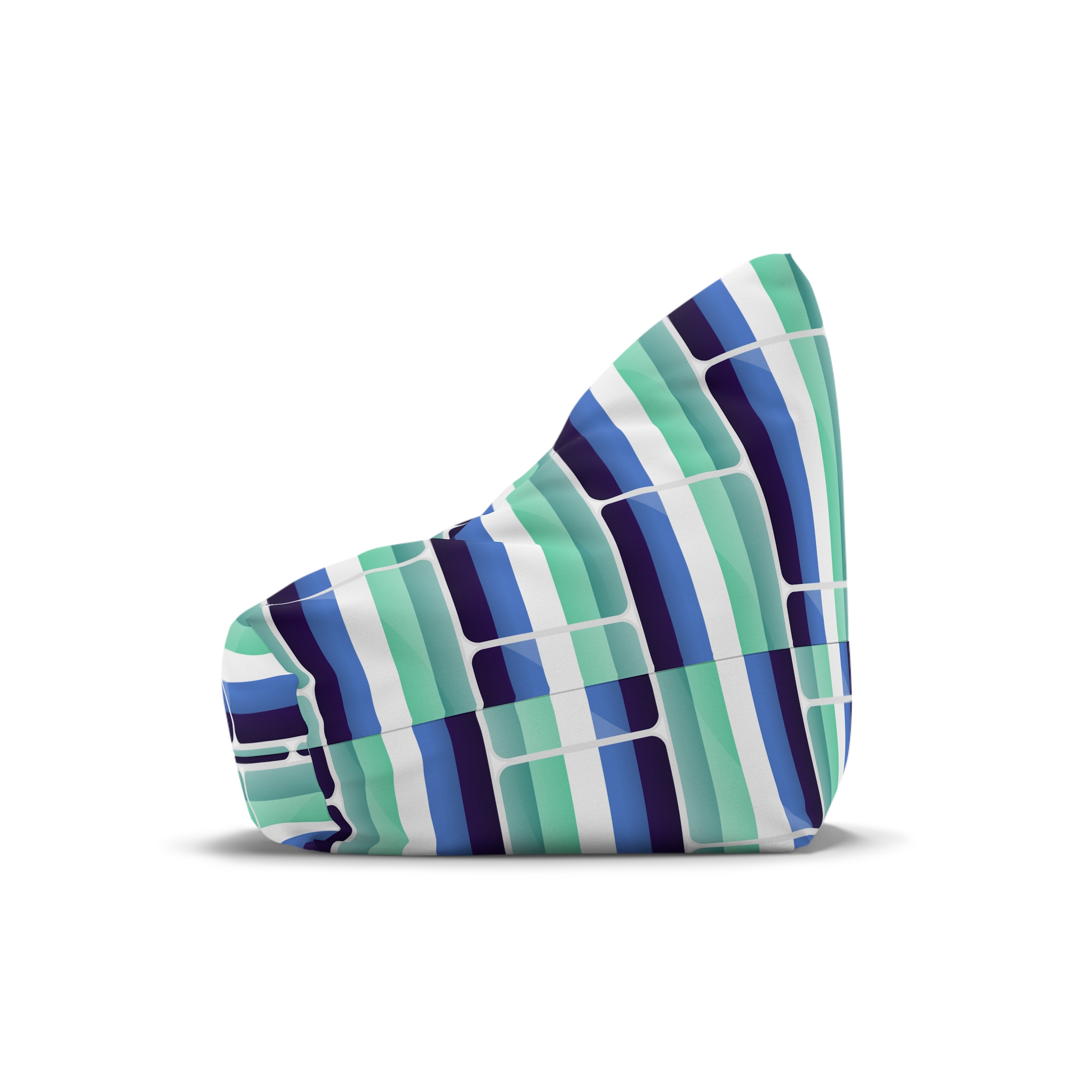 Lesbian Pride Design 20D8BD Bean Bag Chair Cover - Image 4