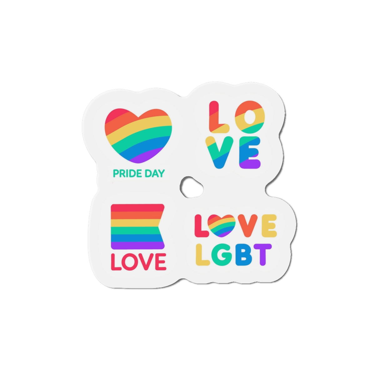 Pride Day Label Collection Theme Die Cut Magnets - Image 13