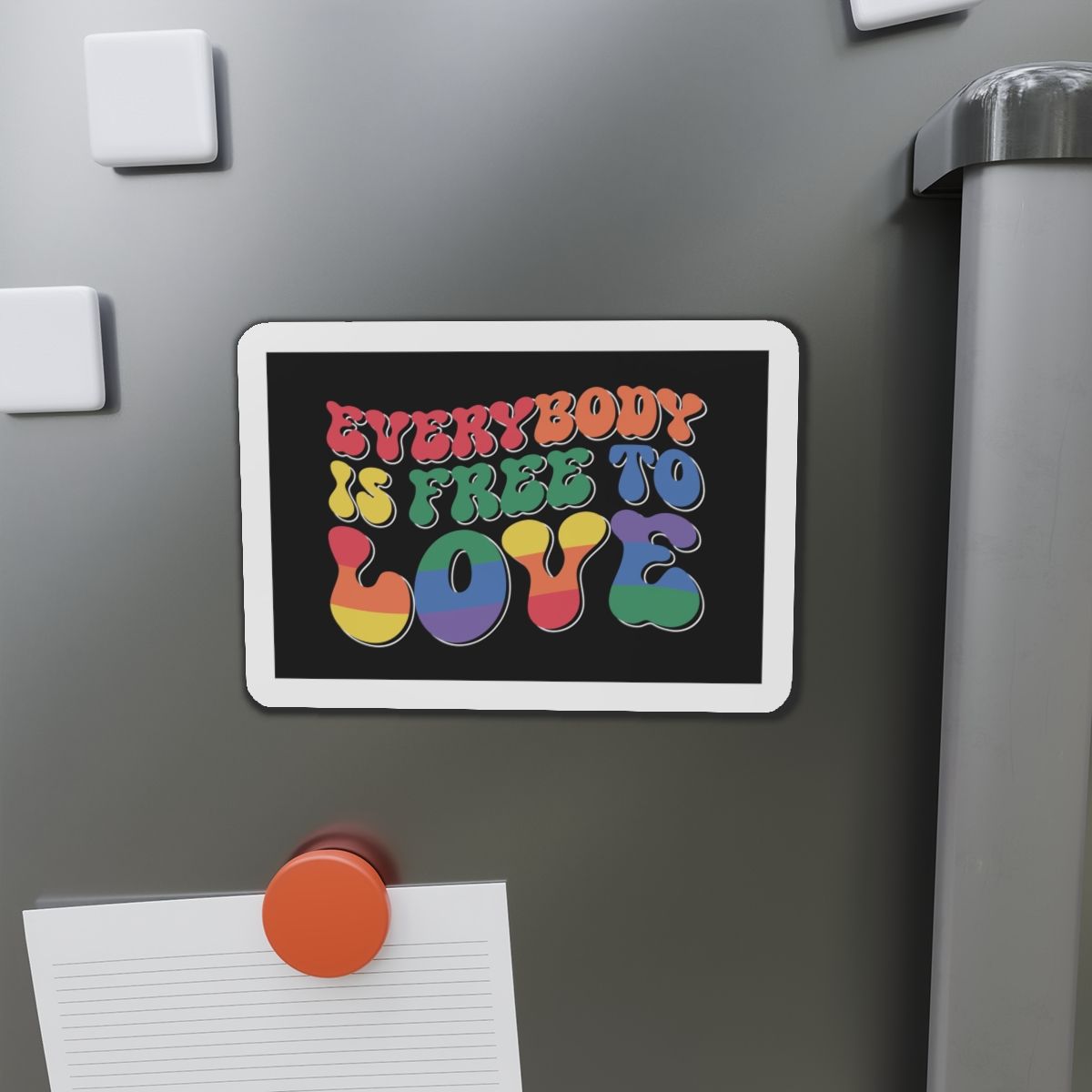 Pride Lgbt Gay Retro Tshirt Design Die Cut Magnets - Image 14