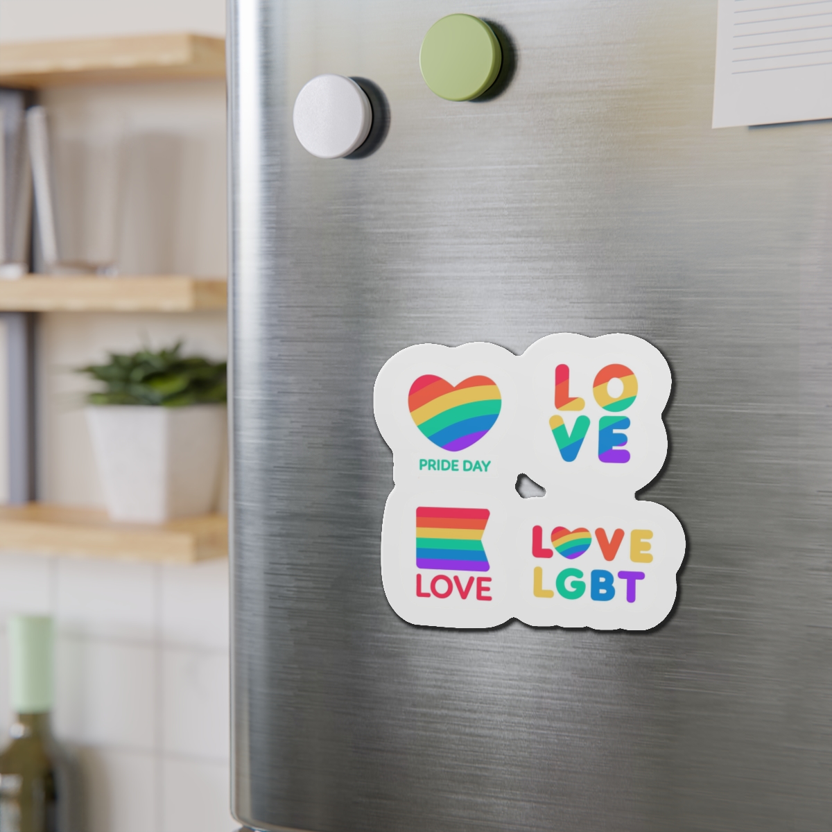 Pride Day Label Collection Theme Die Cut Magnets - Image 12