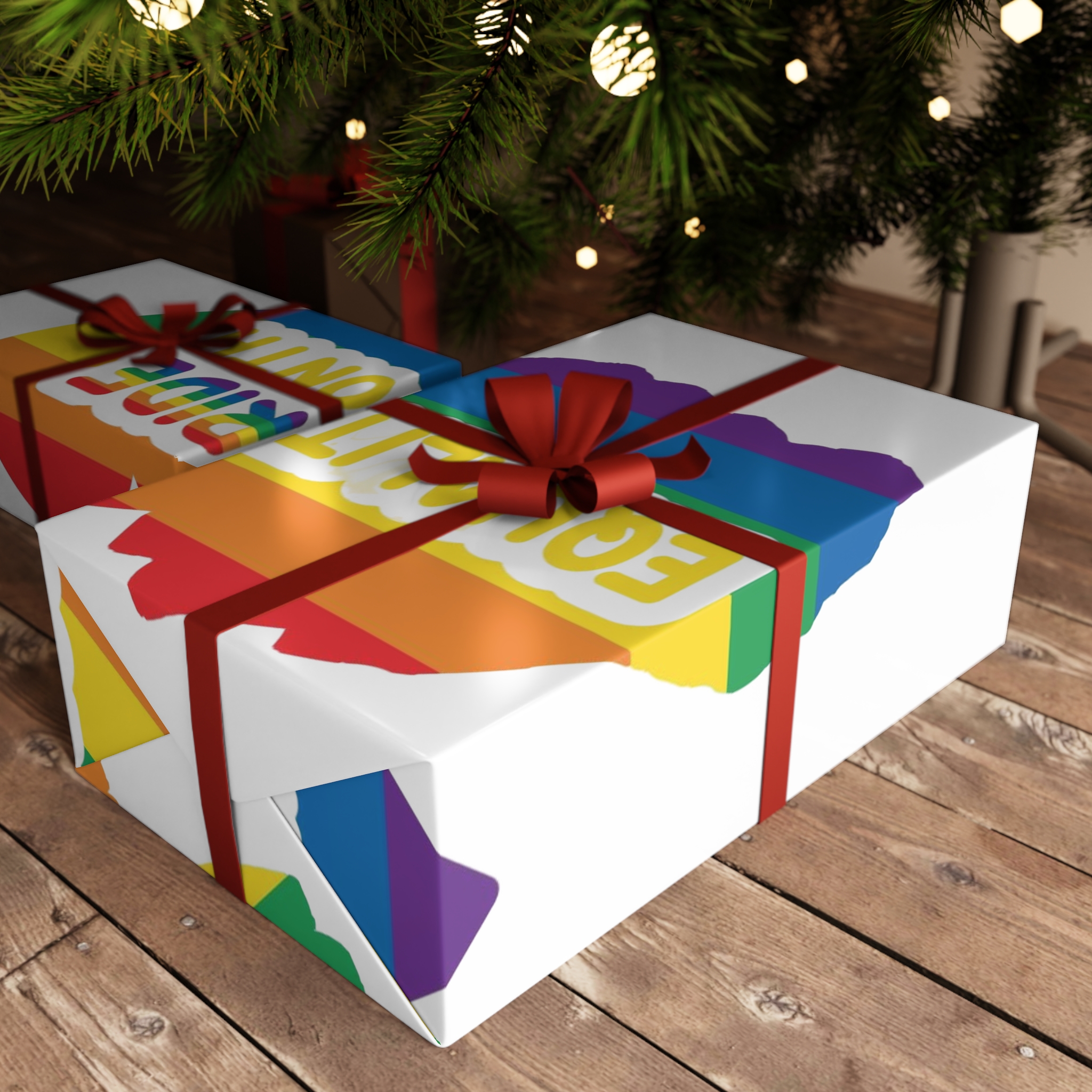 Pride Month Stickers Rainbow Lgbtq Flag Love Equality Gift Wrapping Paper Sheets 1pc - Image 6
