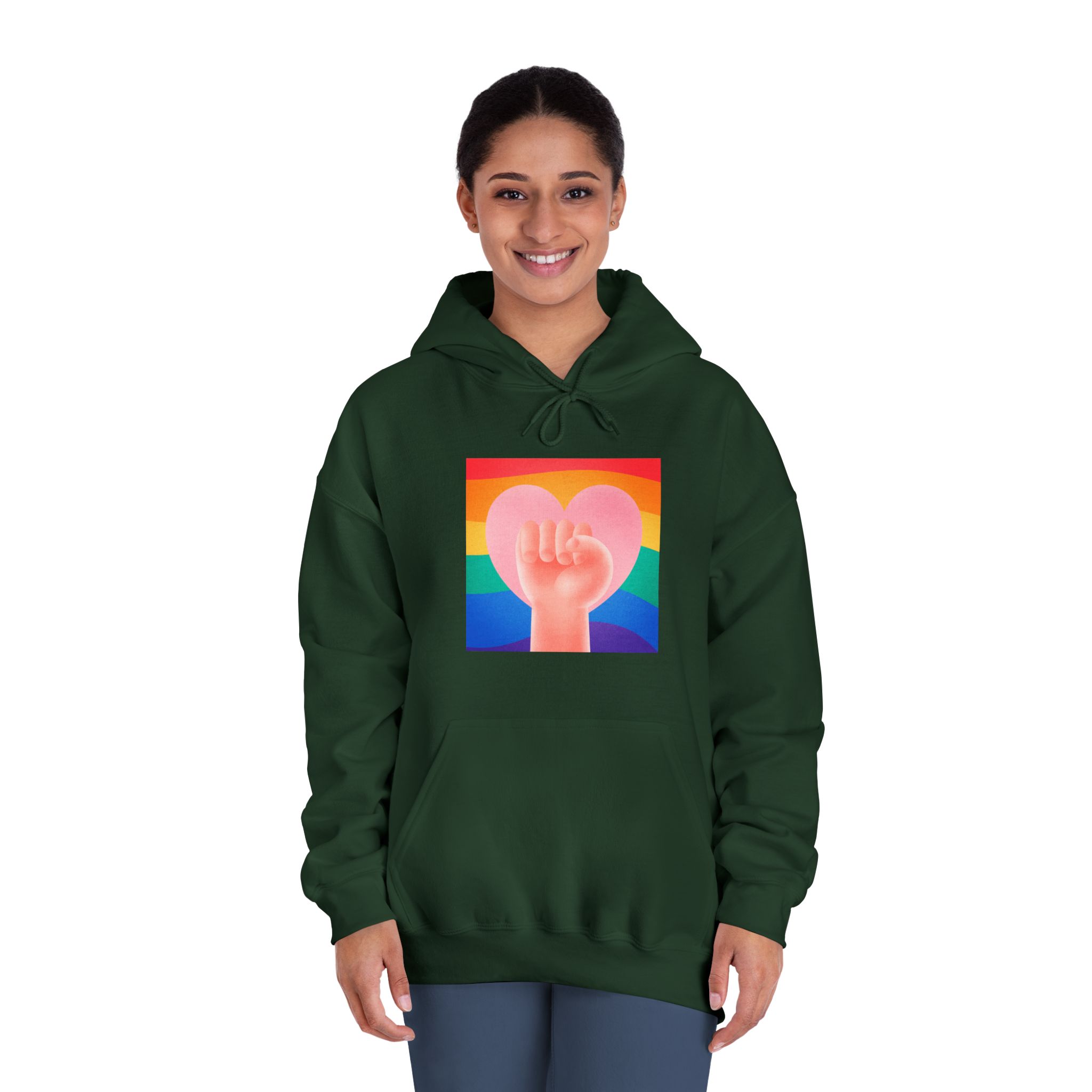 Pride Day Concept 2 Unisex Dryblend Hooded Sweatshirt - Image 24