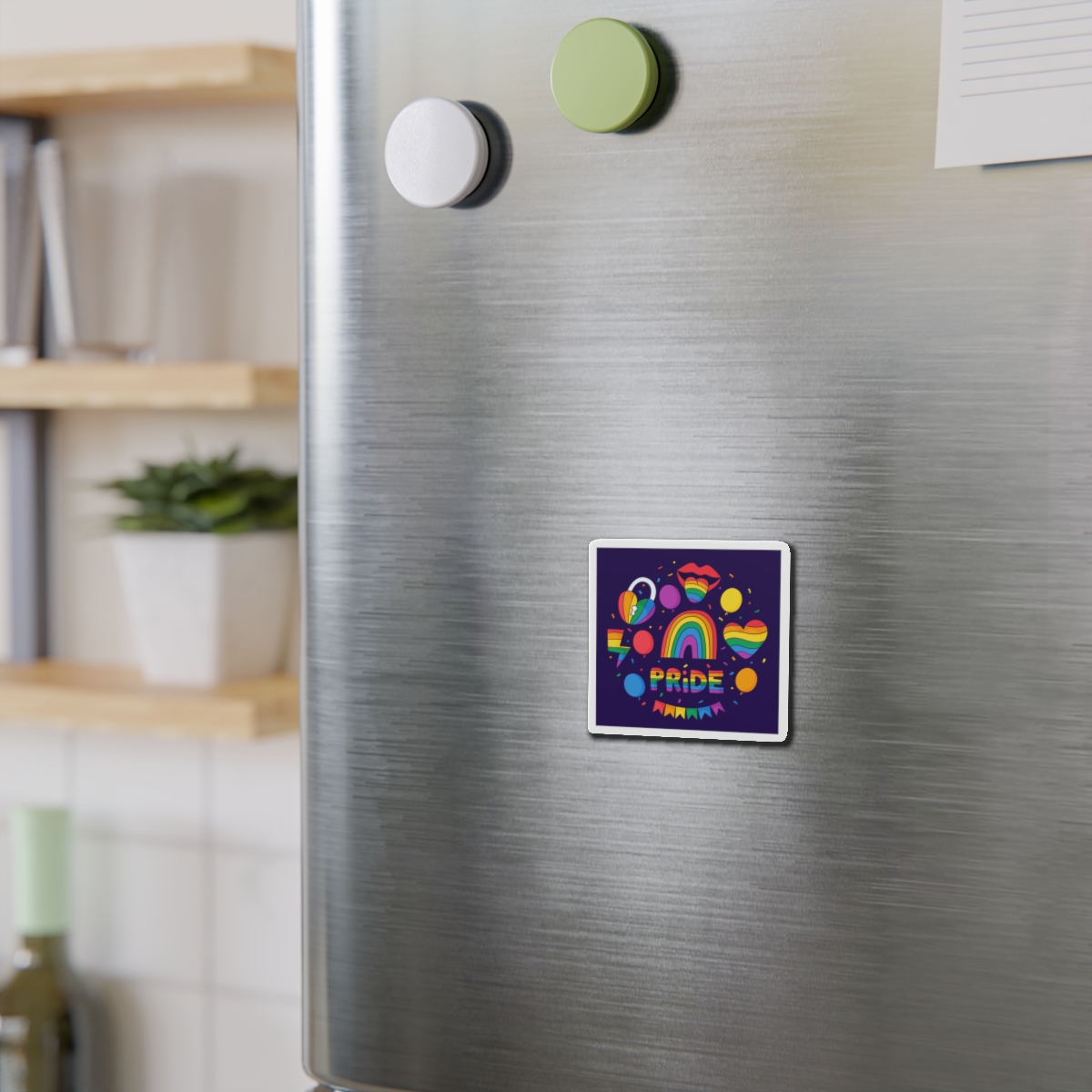 Hand Drawn Elements Collection Pride Month Celebration Die Cut Magnets - Image 3