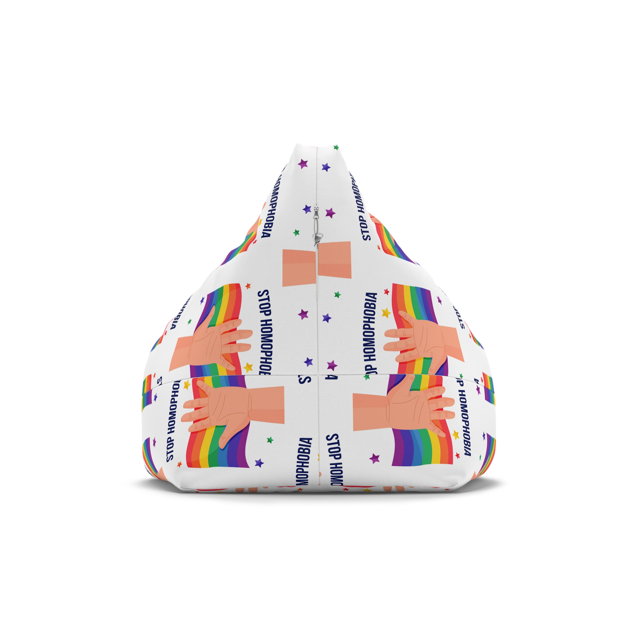 Stop Homophobia Bean Bag Chair Cover - Image 2