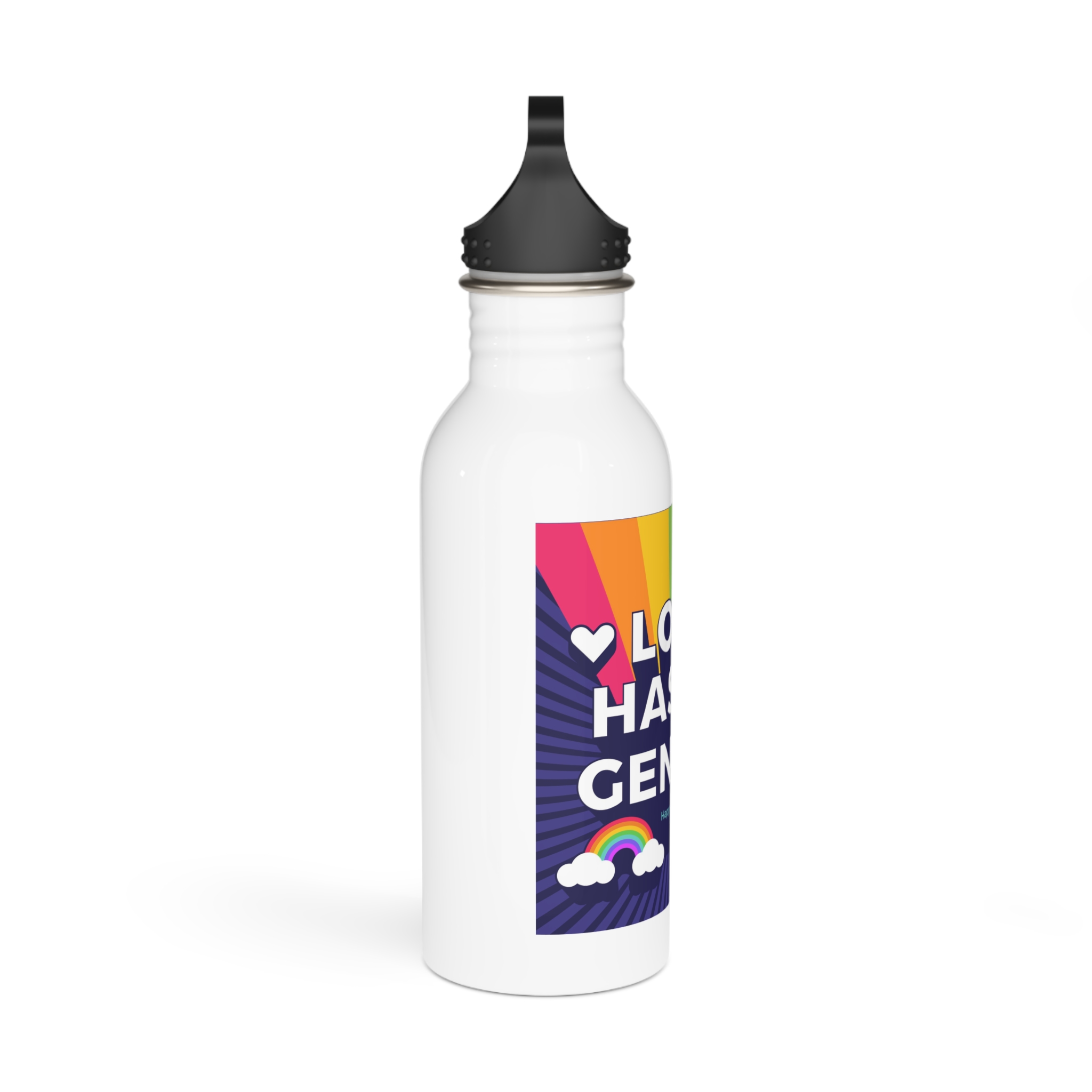Pride Day Concept(3) Stainless Steel Water Bottle - Image 2