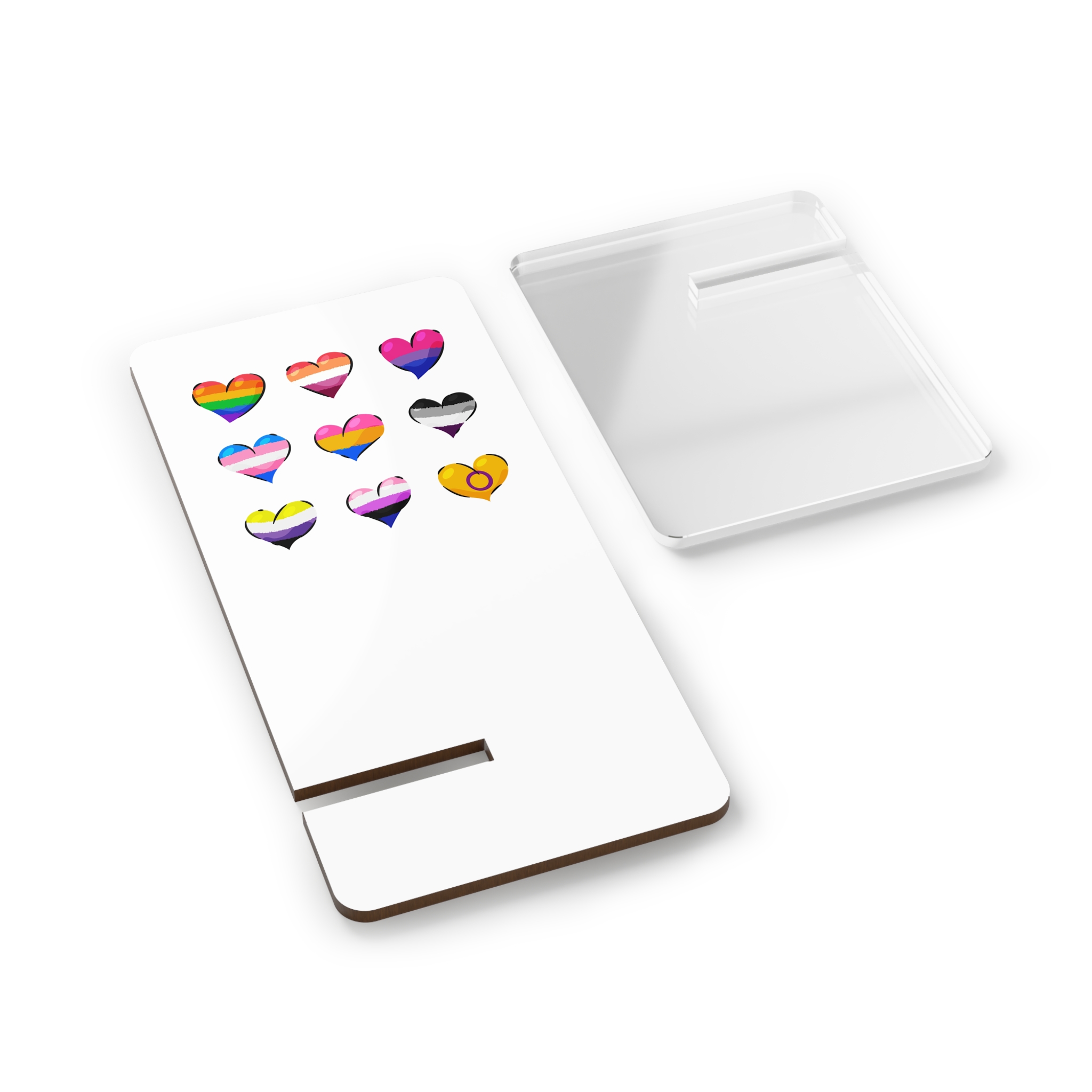 Flat Lgbt Pride Month Flags Collection Mobile Display Stand For Smartphones - Image 2
