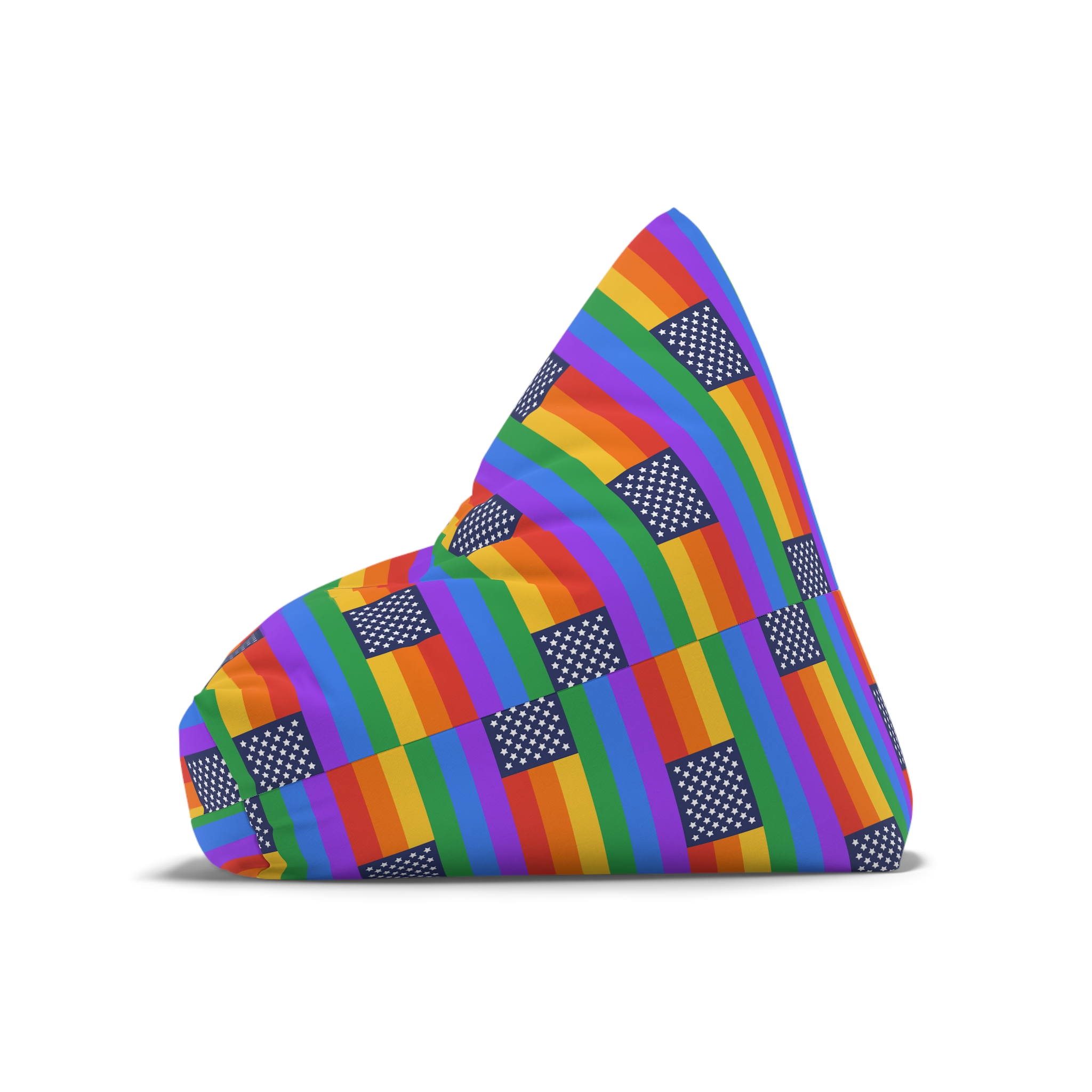 Lgbt Pride Month June Lesbian Gay Bisexual Transgender Lgbtq Flag Rainbow Vector (1) Bean Bag Chair Cover - Image 8