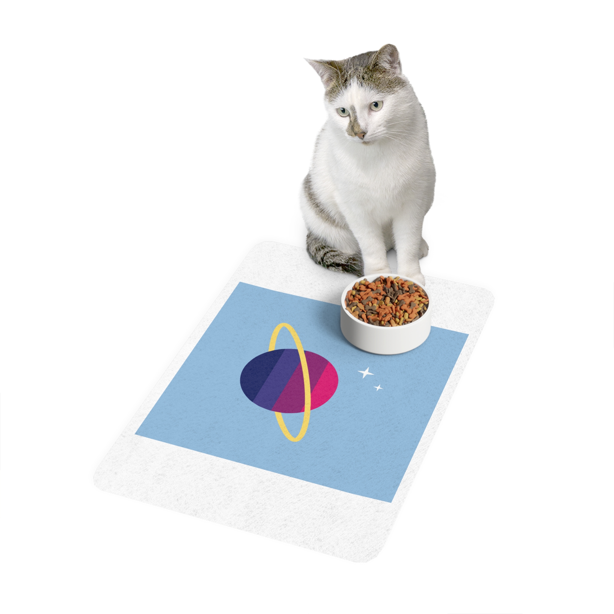 Lesbian Pride Design 2B270E Pet Food Mat 12x18 - Image 3