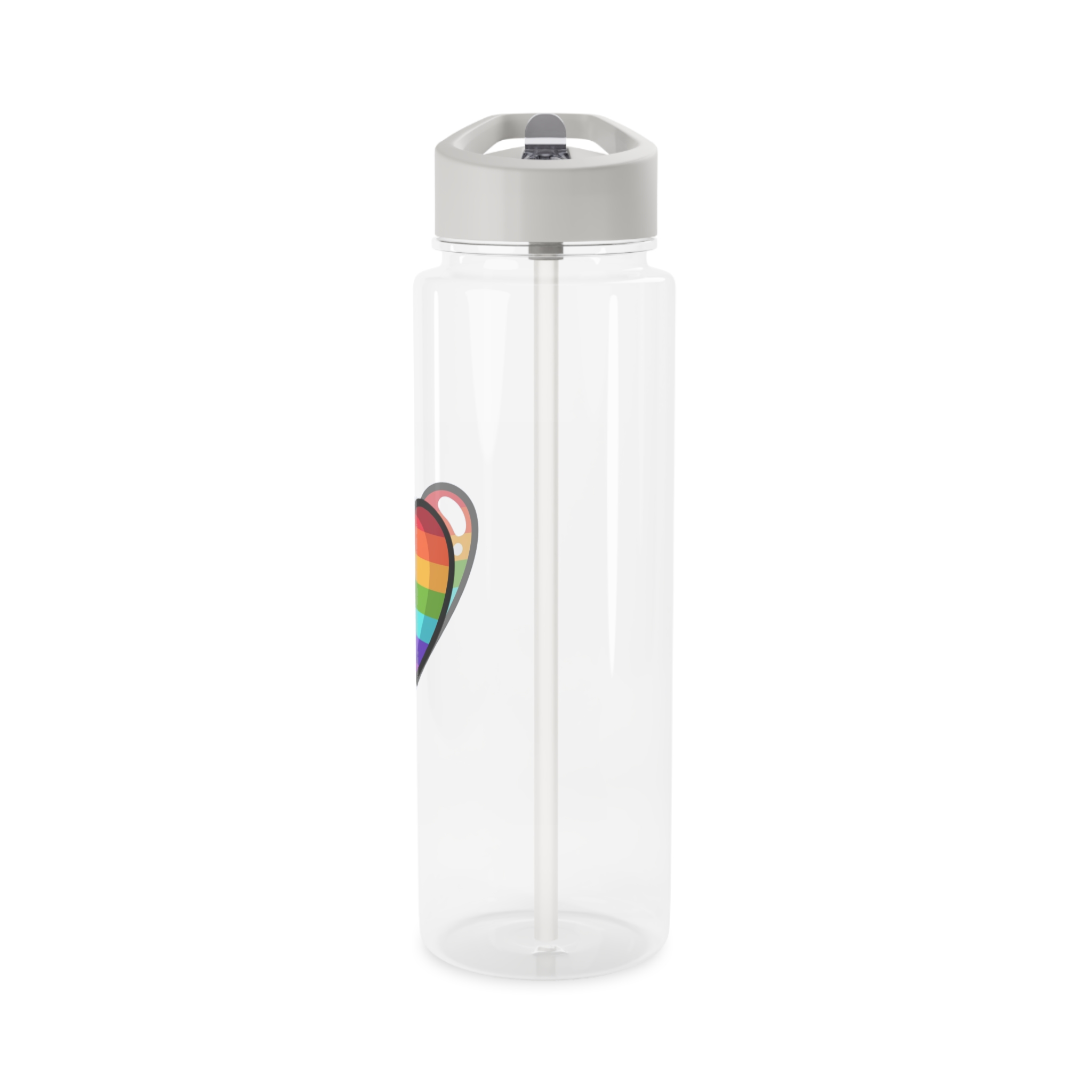 Pride Heart Cartoon Style Tritan Water Bottle - Image 7