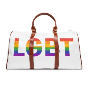 Lgbt Rainbow Colors Lgbt Logo Waterproof Travel Bag