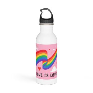 Colorful Flag Pride Day Stainless Steel Water Bottle