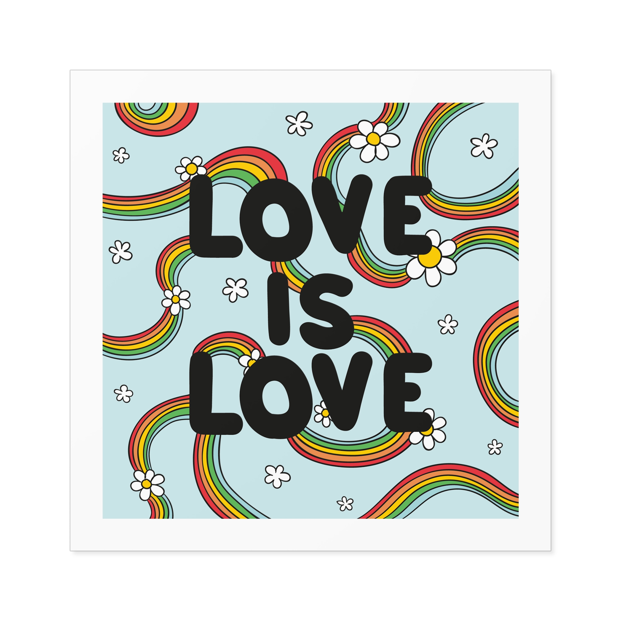 Pride Day Lettering Concept Laminate Stickers Square - Image 49