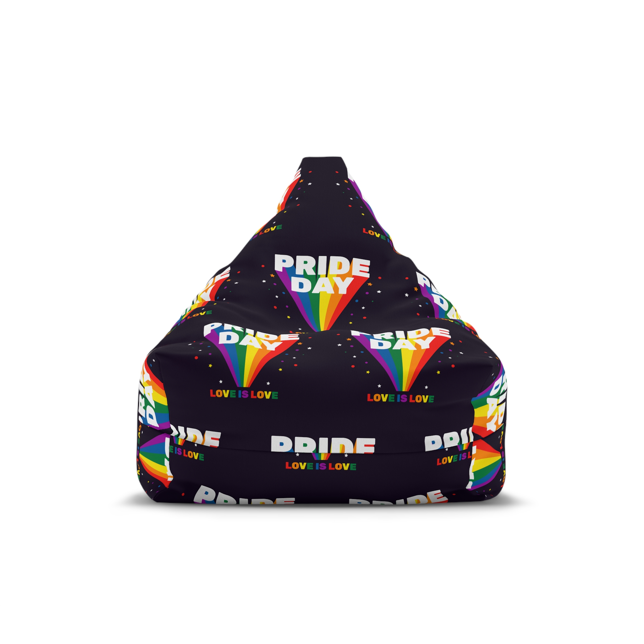 Colorful Pride Day Celebration Concept Bean Bag Chair Cover