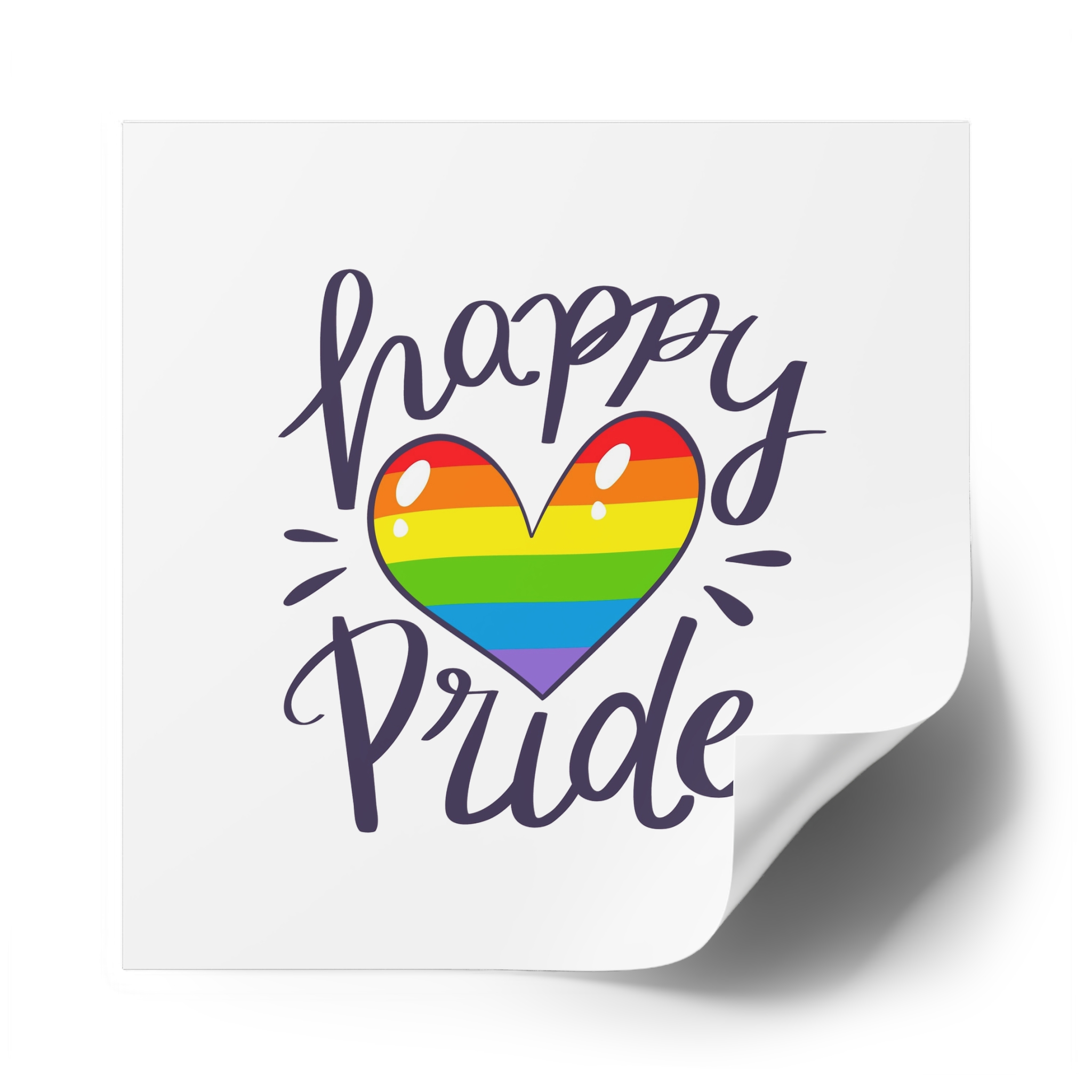 Pride Day Concept (1) Laminate Stickers Square - Image 50