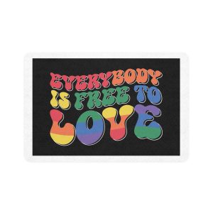 Pride Lgbt Gay Retro Tshirt Design Pet Food Mat 12x18
