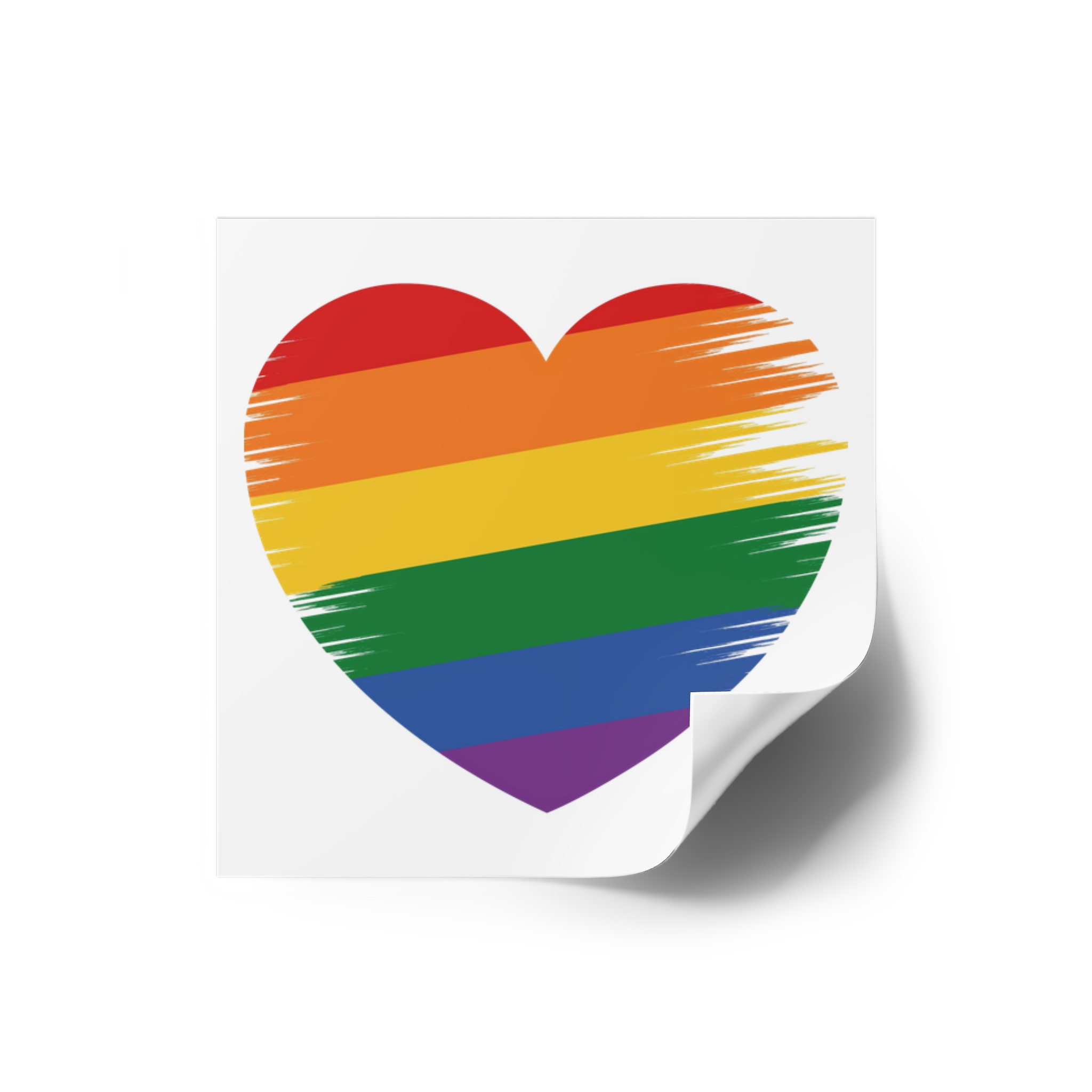 Lgbt Pride Month June Lesbian Gay Bisexual Transgender Lgbtq Flag Rainbow Vector(1) (1) Laminate Stickers Square - Image 2