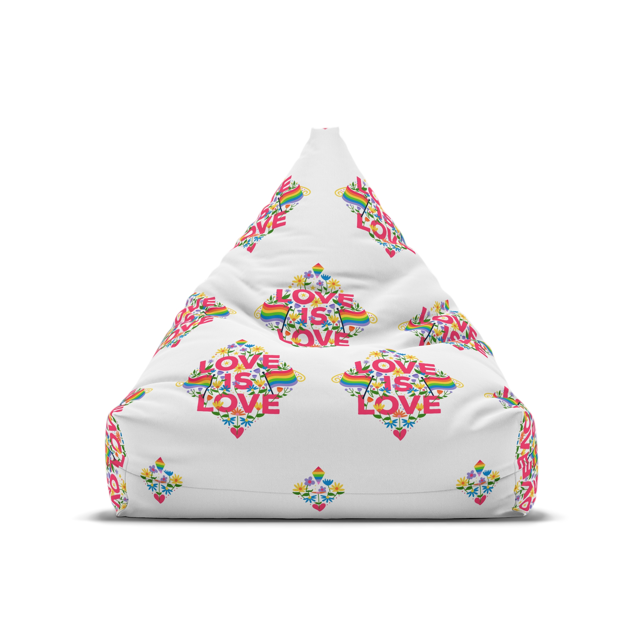 Pride Day Typography Bean Bag Chair Cover - Image 5