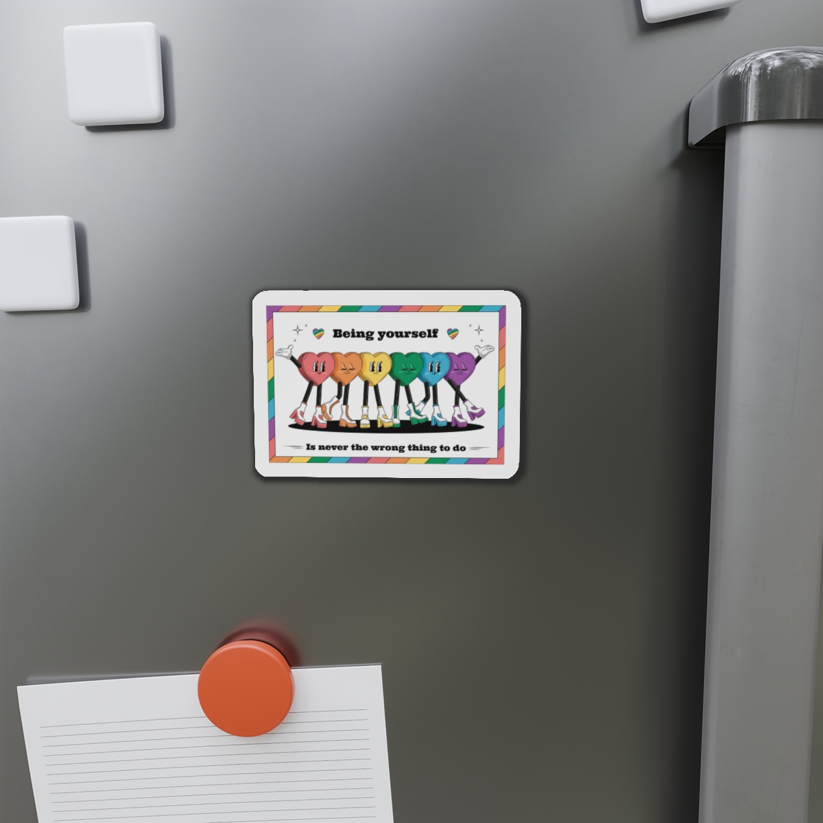 Illustration Pride Month Celebration Die Cut Magnets - Image 8