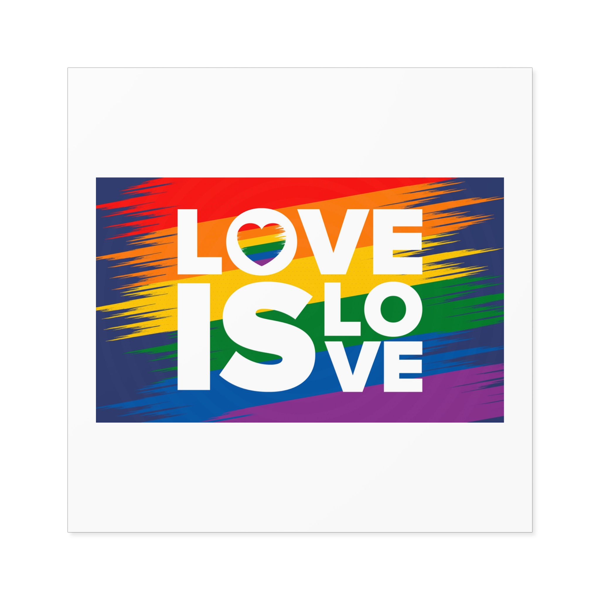 Lgbt Pride Month June Lesbian Gay Bisexual Transgender Lgbt Rainbow Flag Vector Illustration Laminate Stickers Square - Image 45
