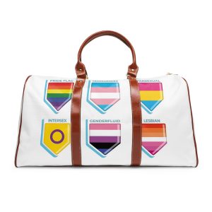 Flat Pride Month Lgbt Flags Collection Waterproof Travel Bag