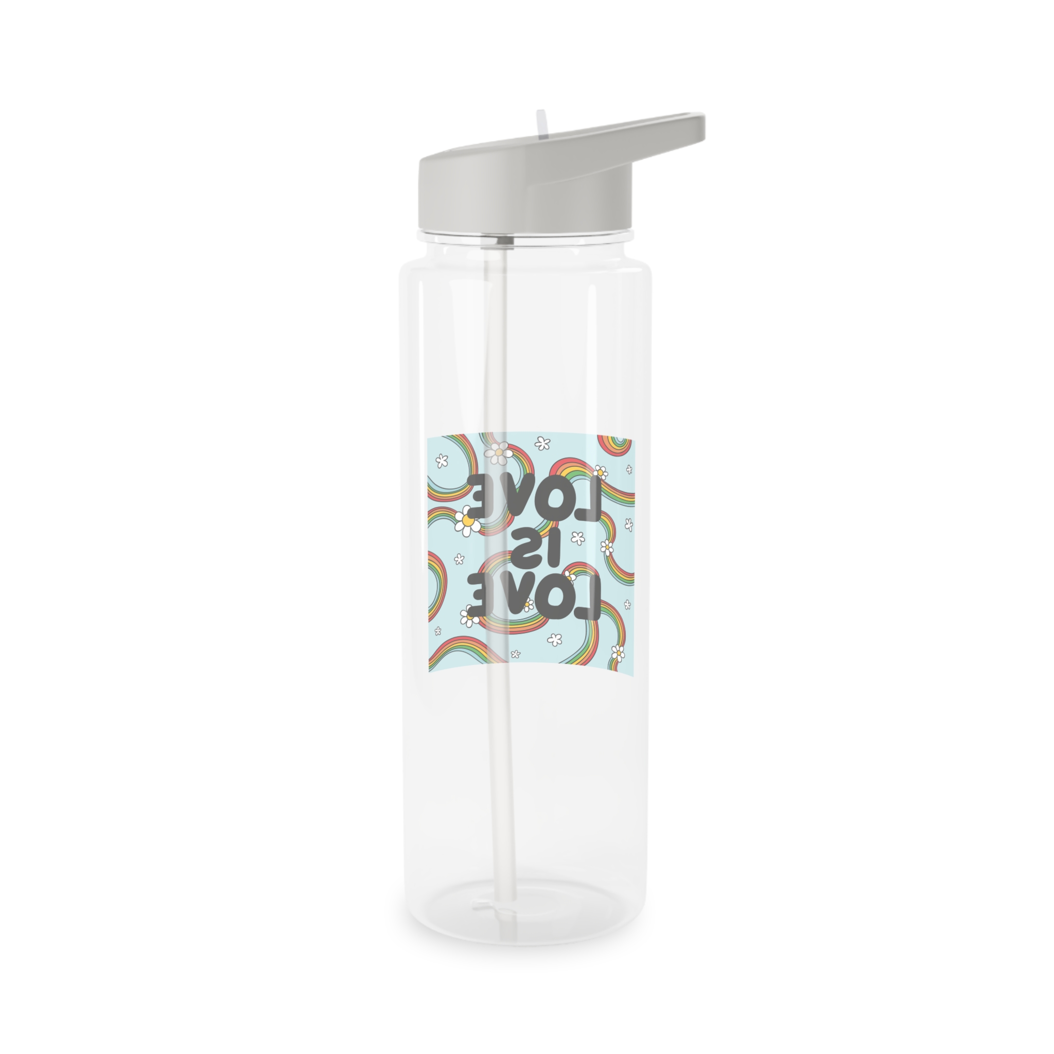 Pride Day Lettering Concept Tritan Water Bottle - Image 6
