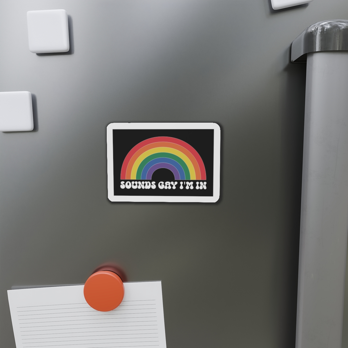 Pride Lgbtq Gay Typography Vector Tshirt Design(7) Die Cut Magnets - Image 8