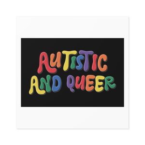 Pride Lgbtq Gay Typography Vector Tshirt Design(6) Laminate Stickers Square