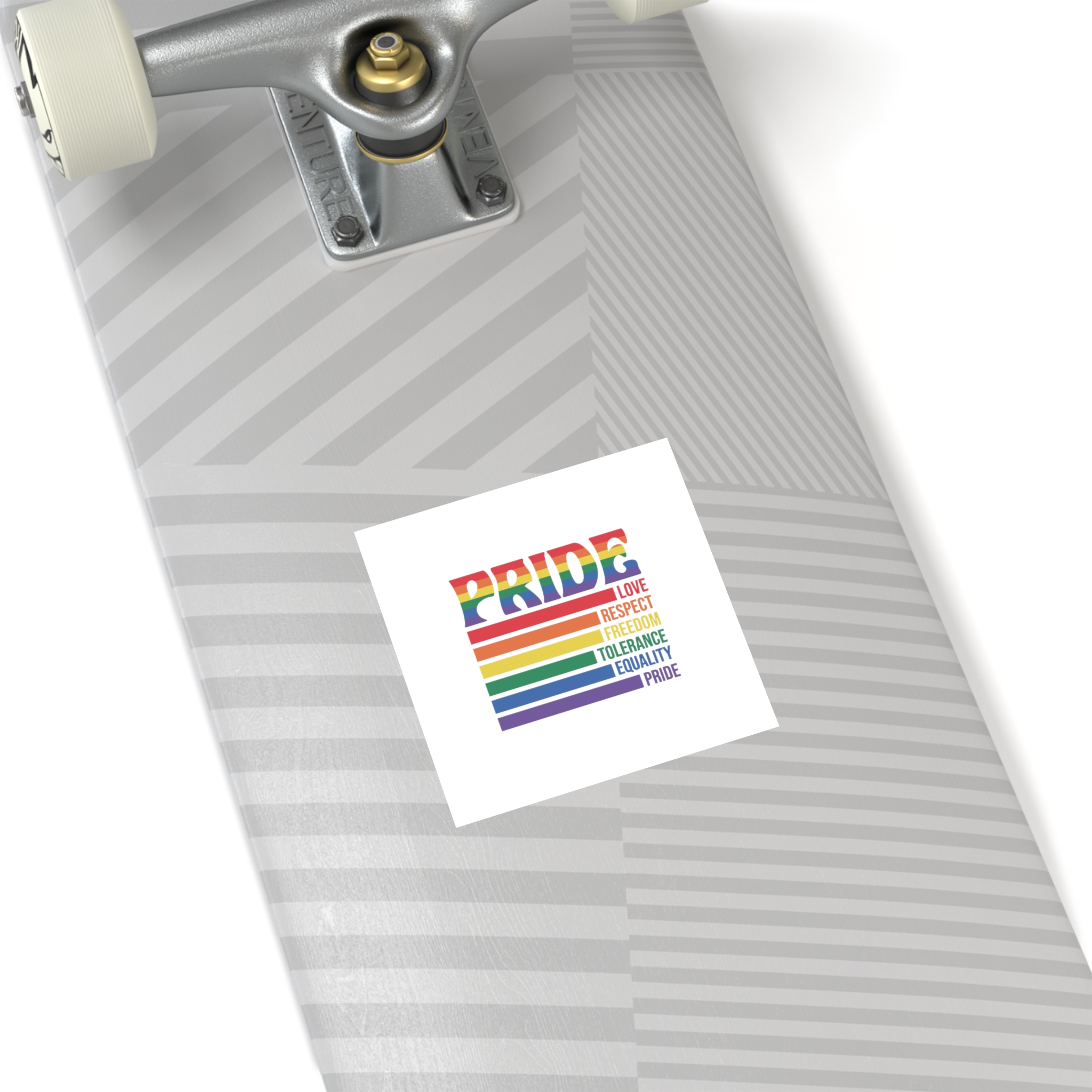 Pride Lgbtq Gay Typography Vector Tshirt Design1 Laminate Stickers Square - Image 20