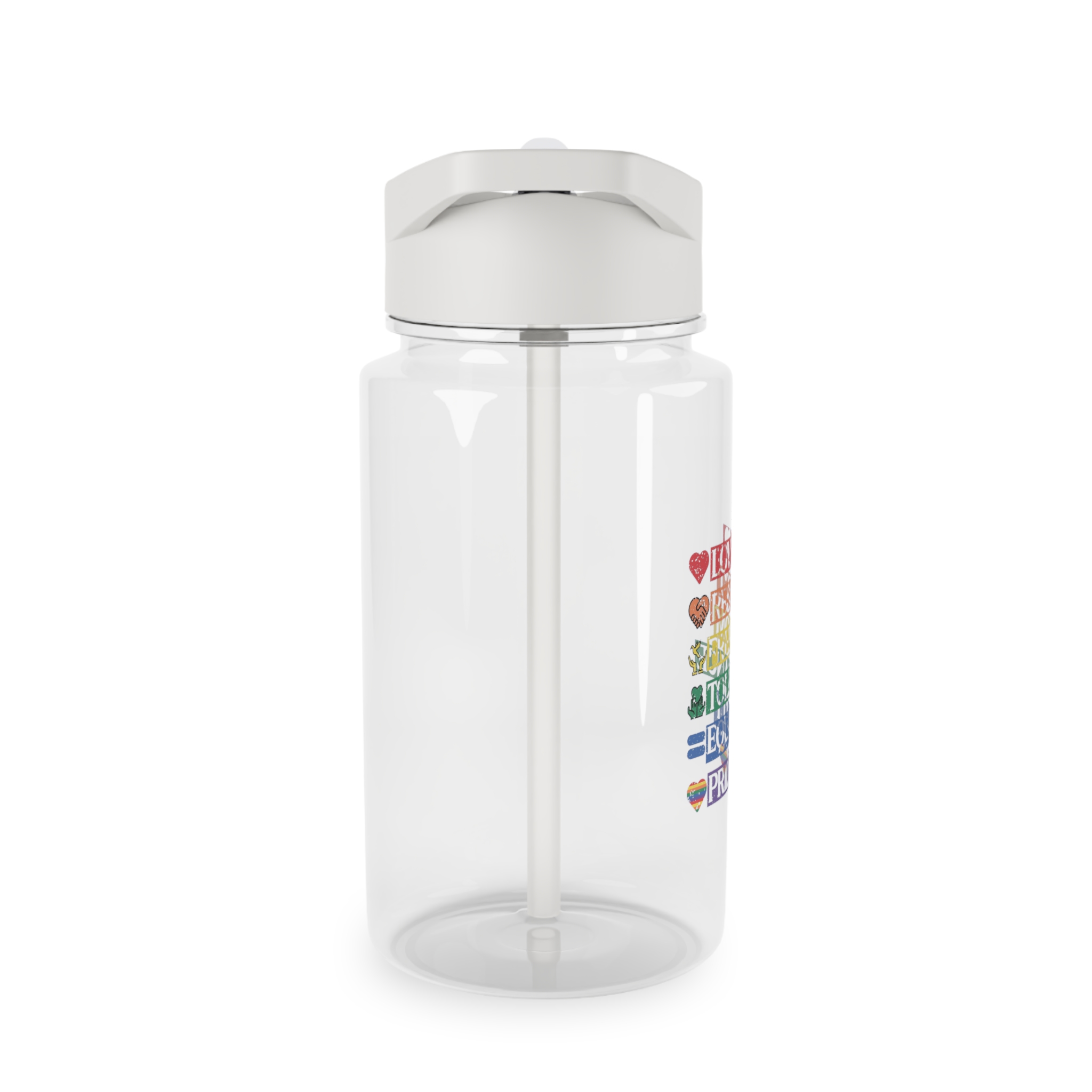 Lgbtq Pride Month Quote Eps Design Vector Pride Design Template (1) Tritan Water Bottle - Image 4