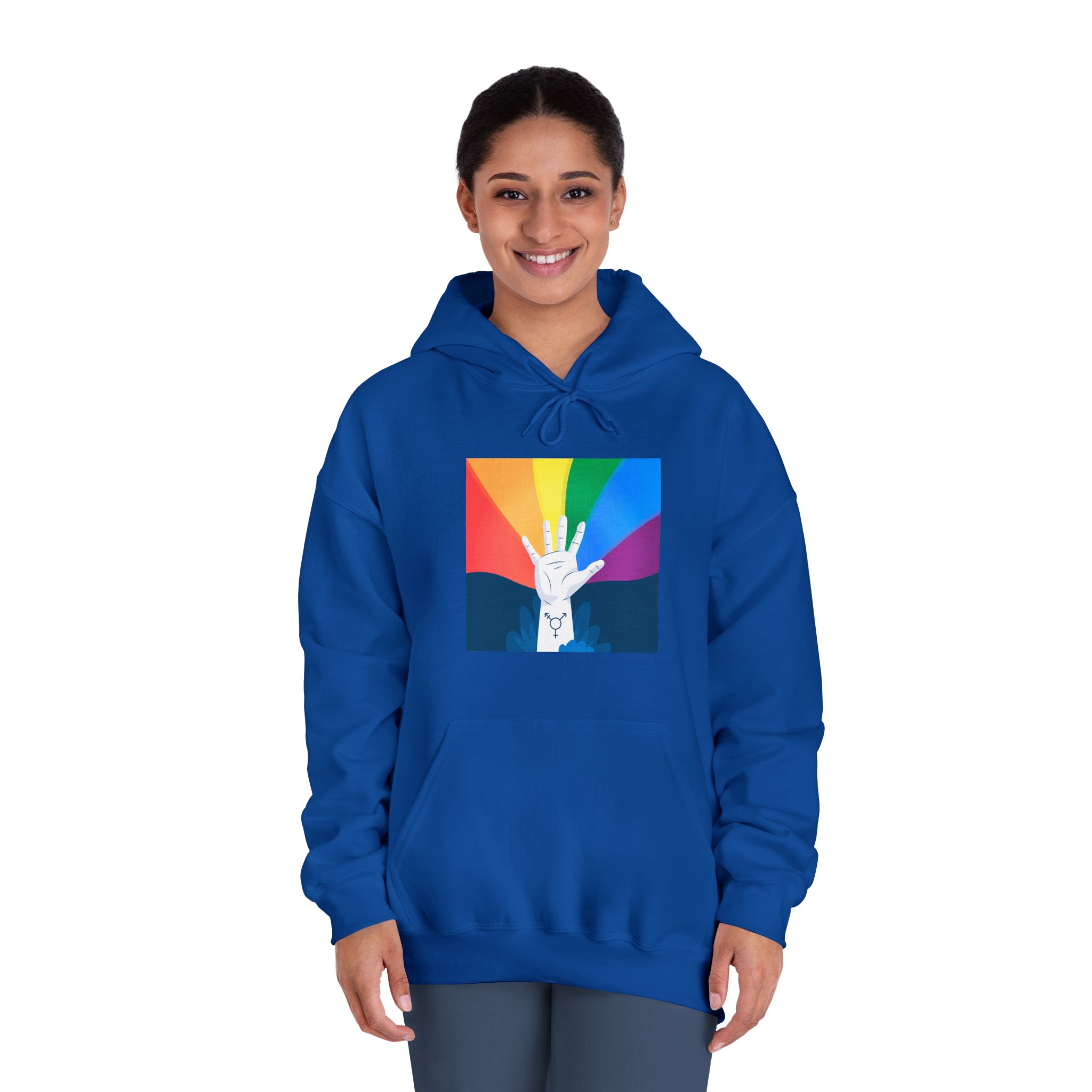 Pride Day Concept Unisex Dryblend Hooded Sweatshirt - Image 28